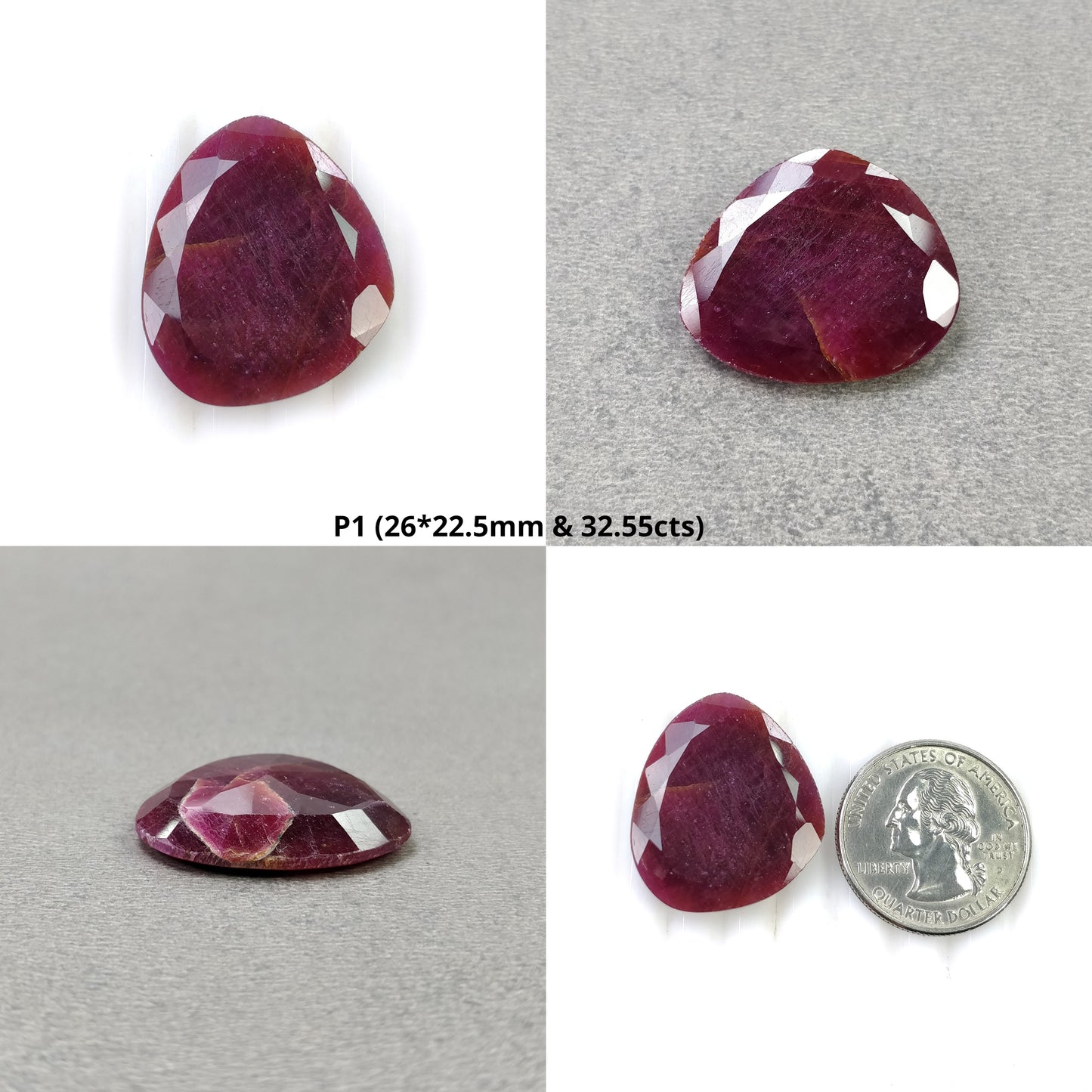 Uneven Shape Ruby