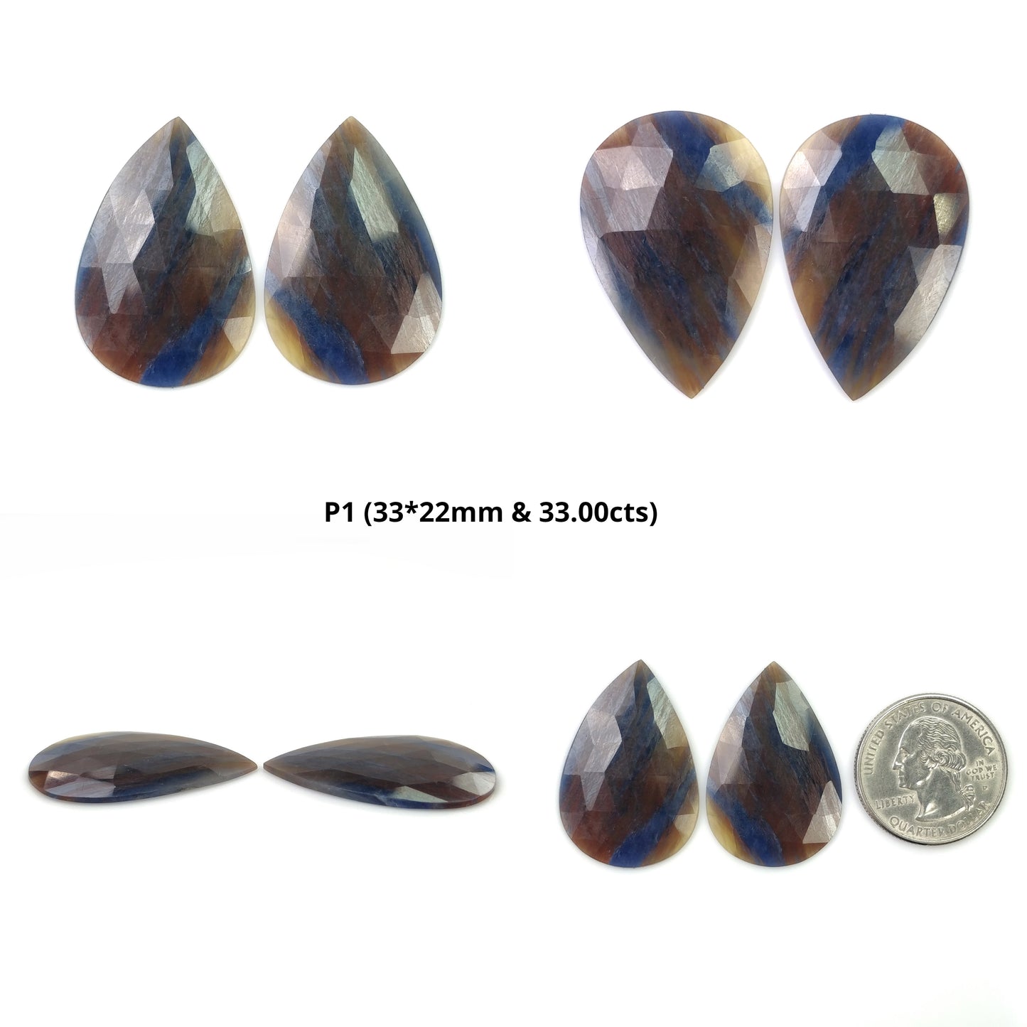 Rose Cut Sapphire