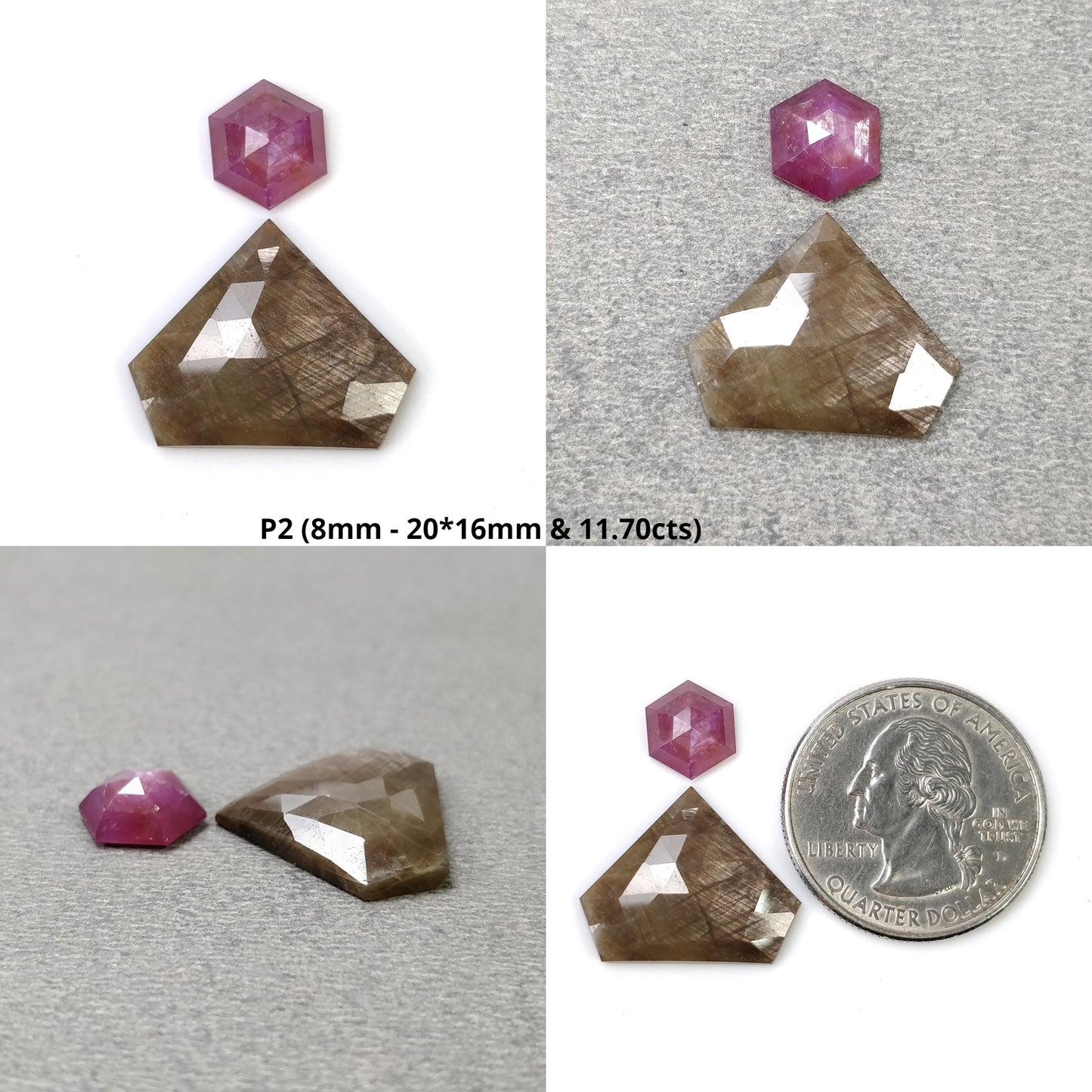 Rose Cut Sapphire