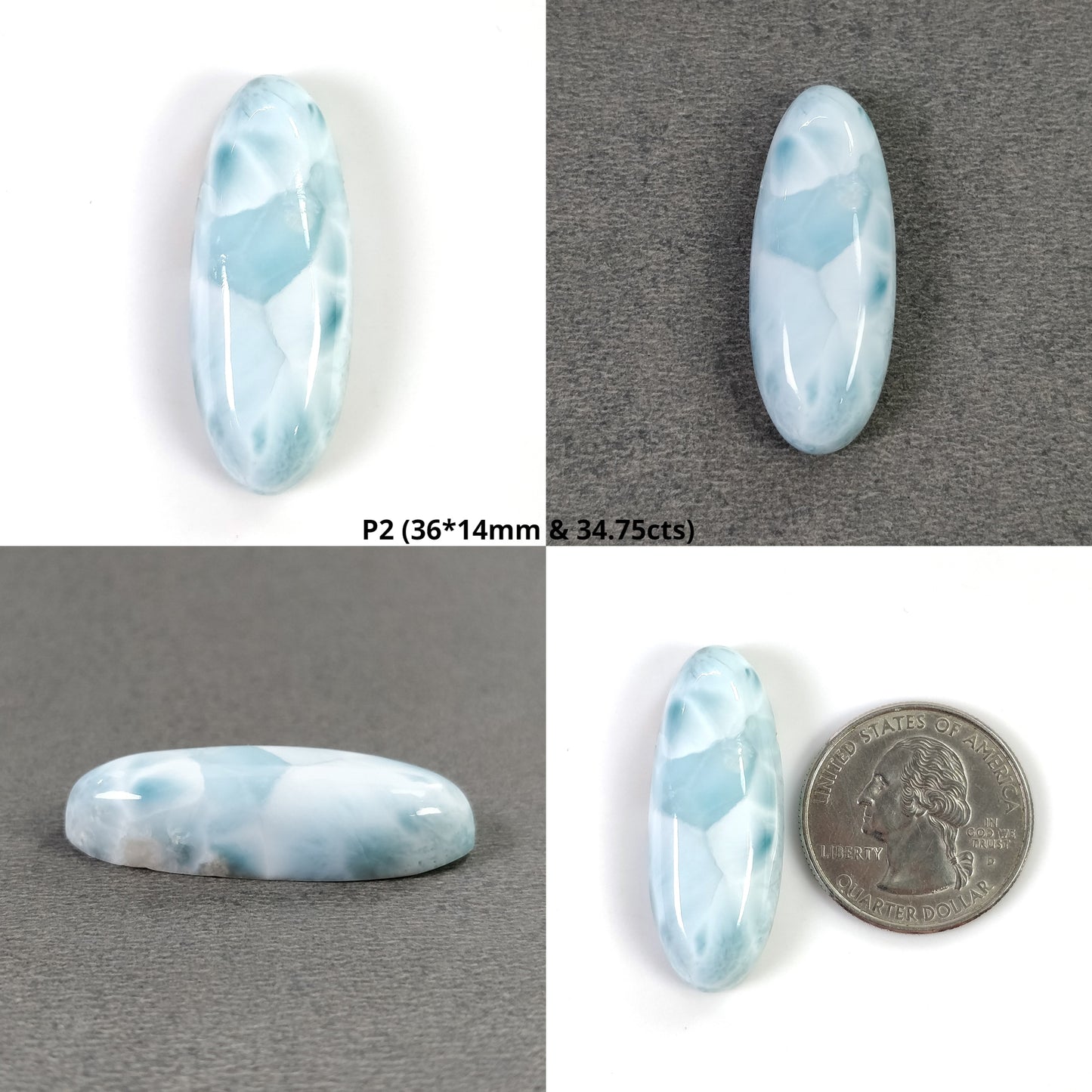 Larimar Cabochon
