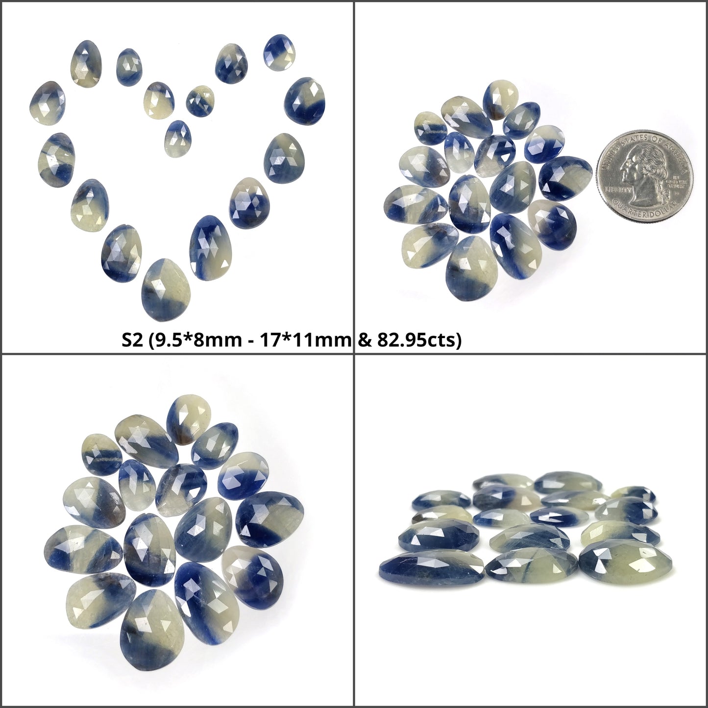 Rose Cut Sapphire