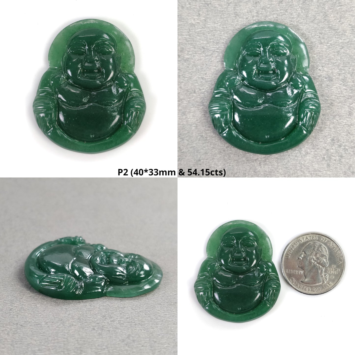 Hand Carved Laughing Buddha
