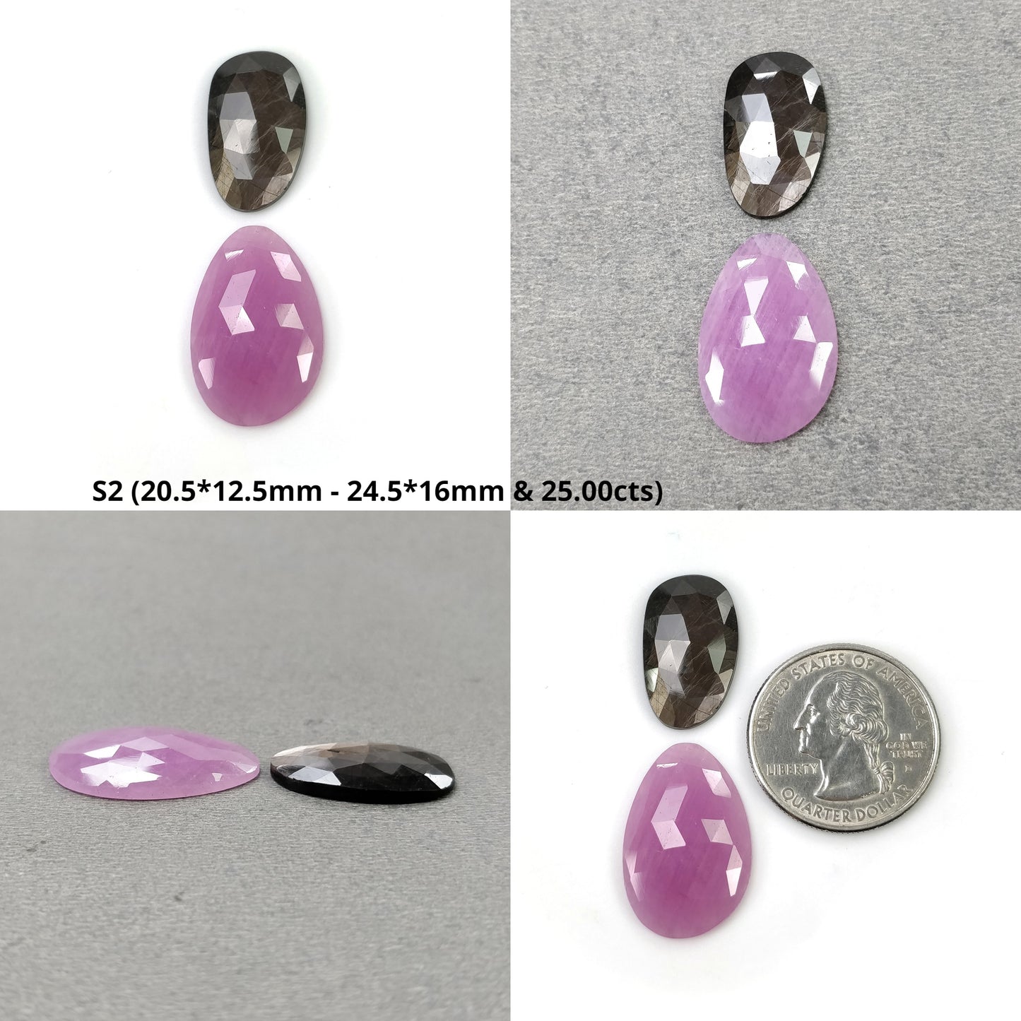 Rose Cut Sapphire