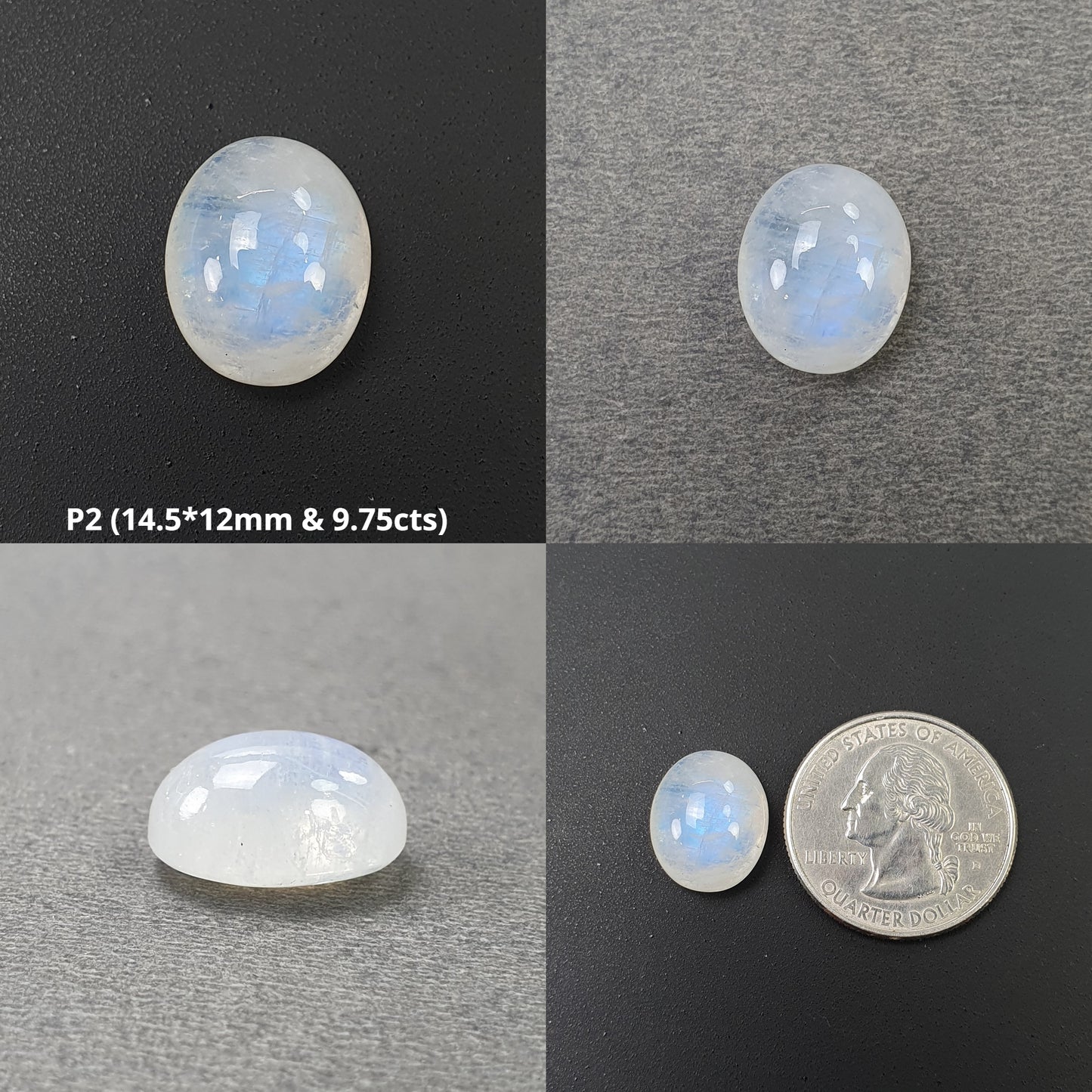 Oval Moonstone