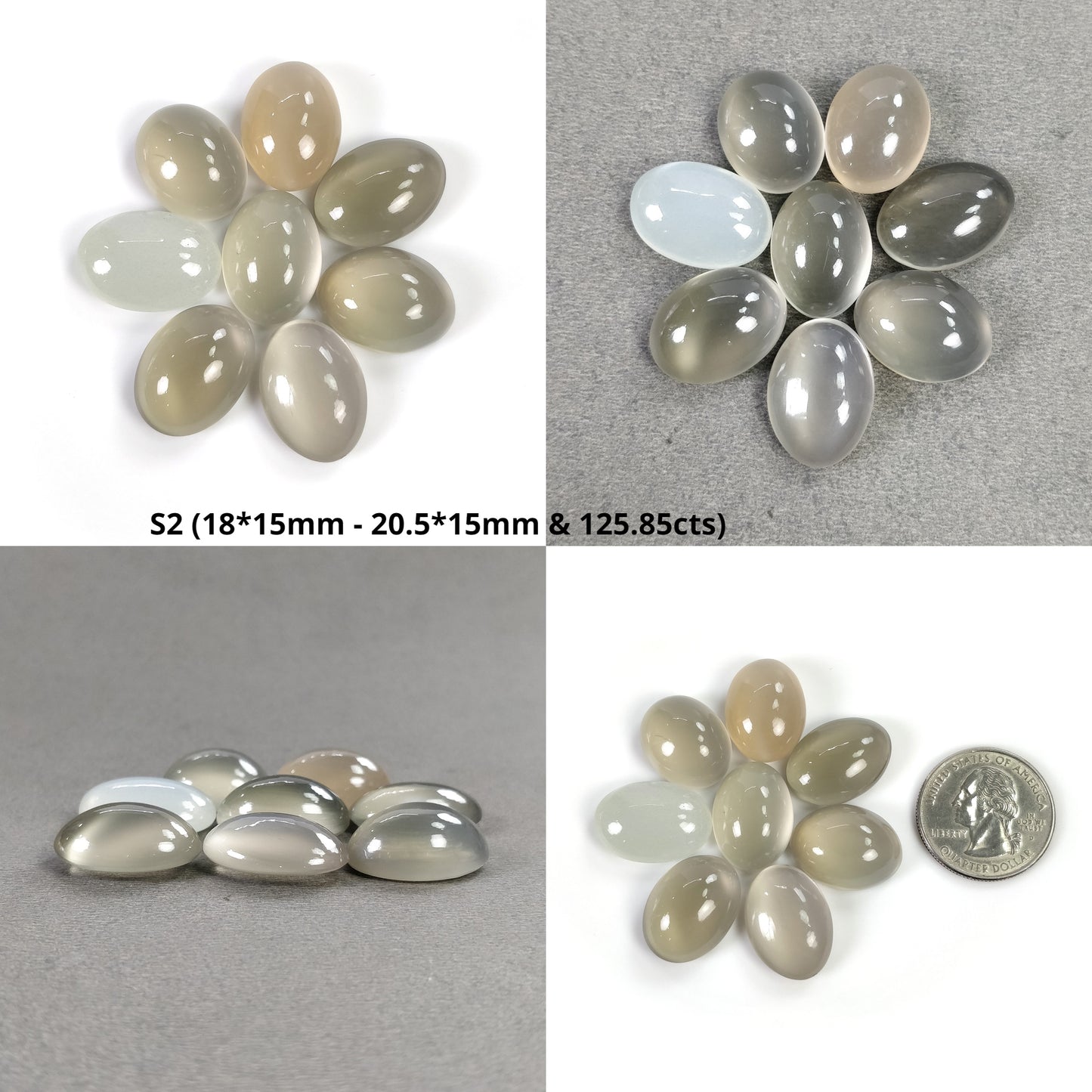 Oval Moonstone