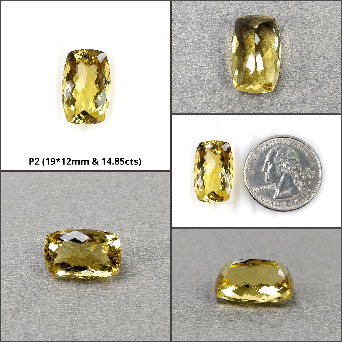 Cushion Shape Citrine