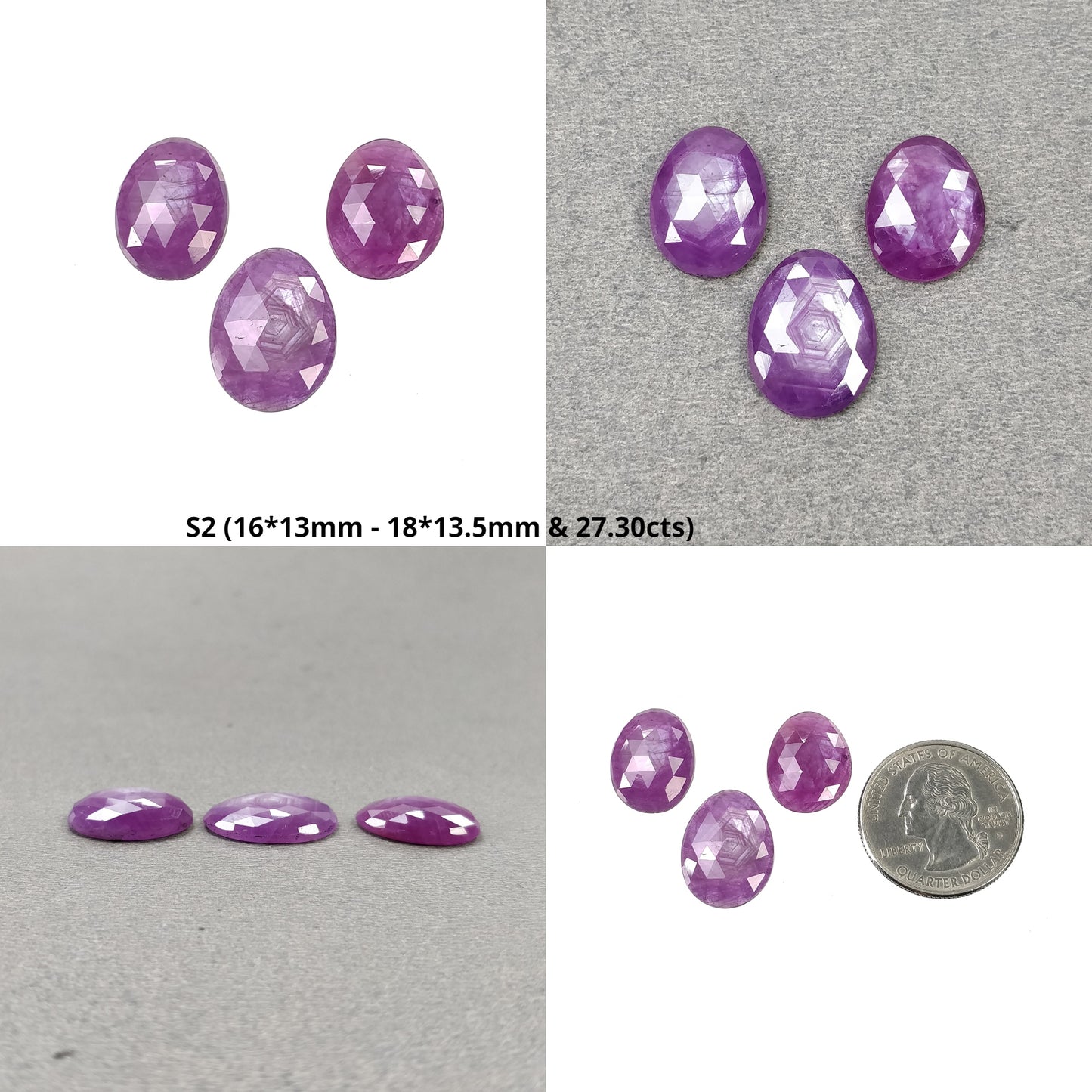 Rose Cut Sapphire