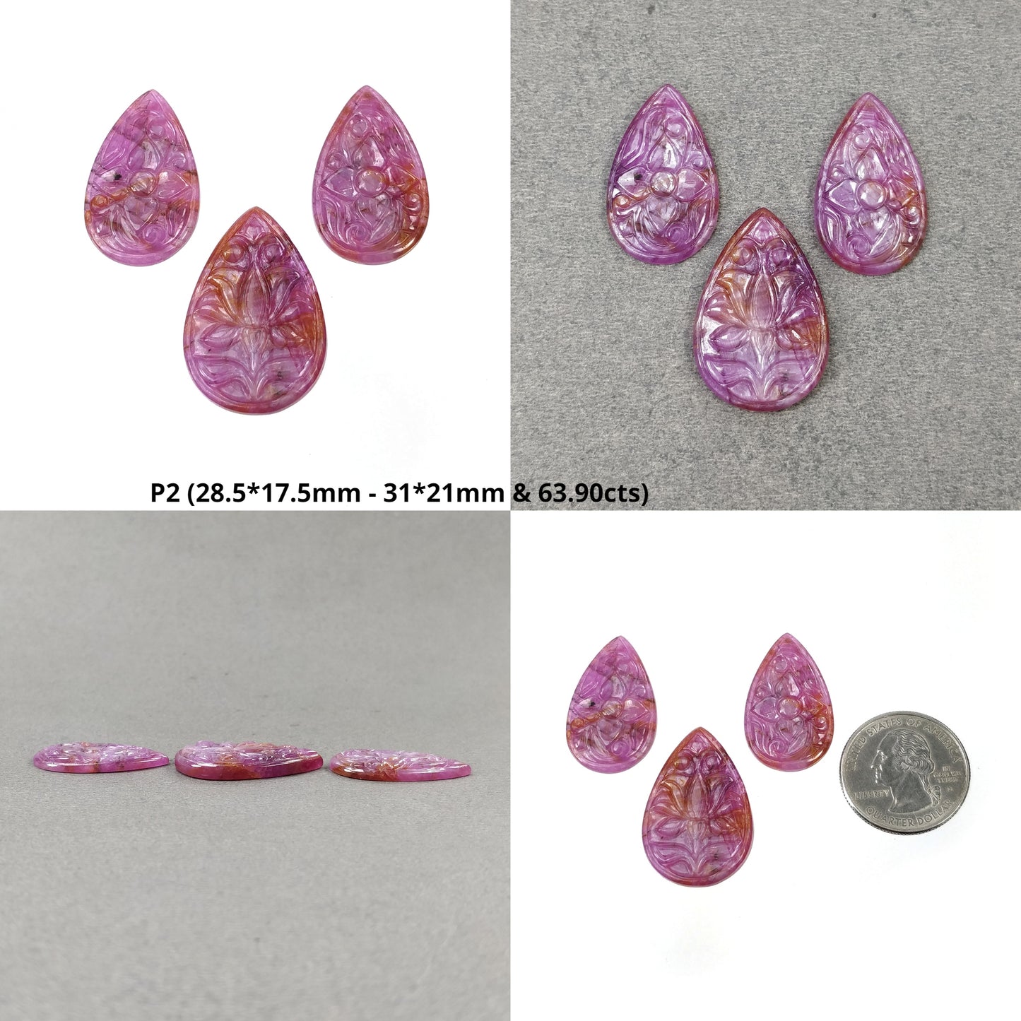 Hand Carved Sapphire