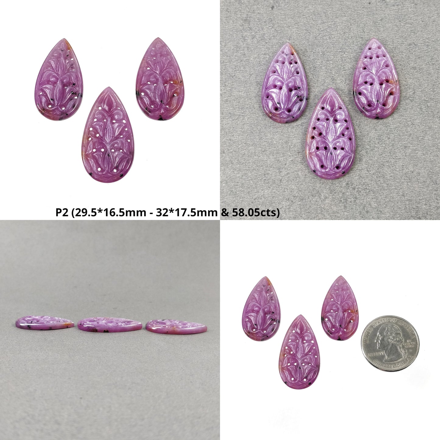 Hand Carved Sapphire