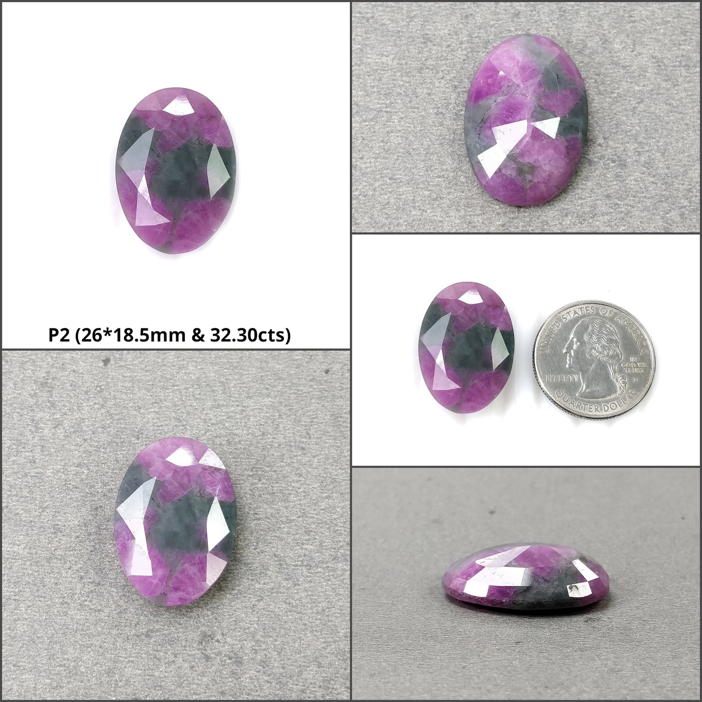 Oval sapphire