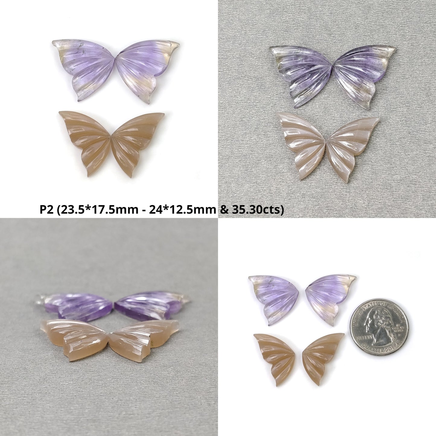 Ametrine Butterfly