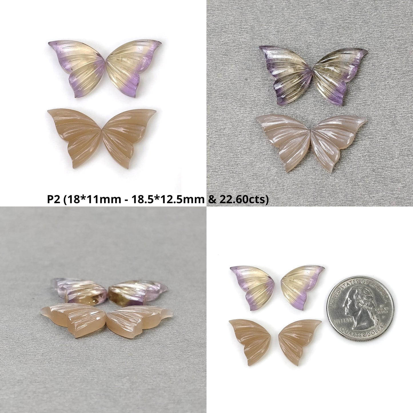 Ametrine Butterfly