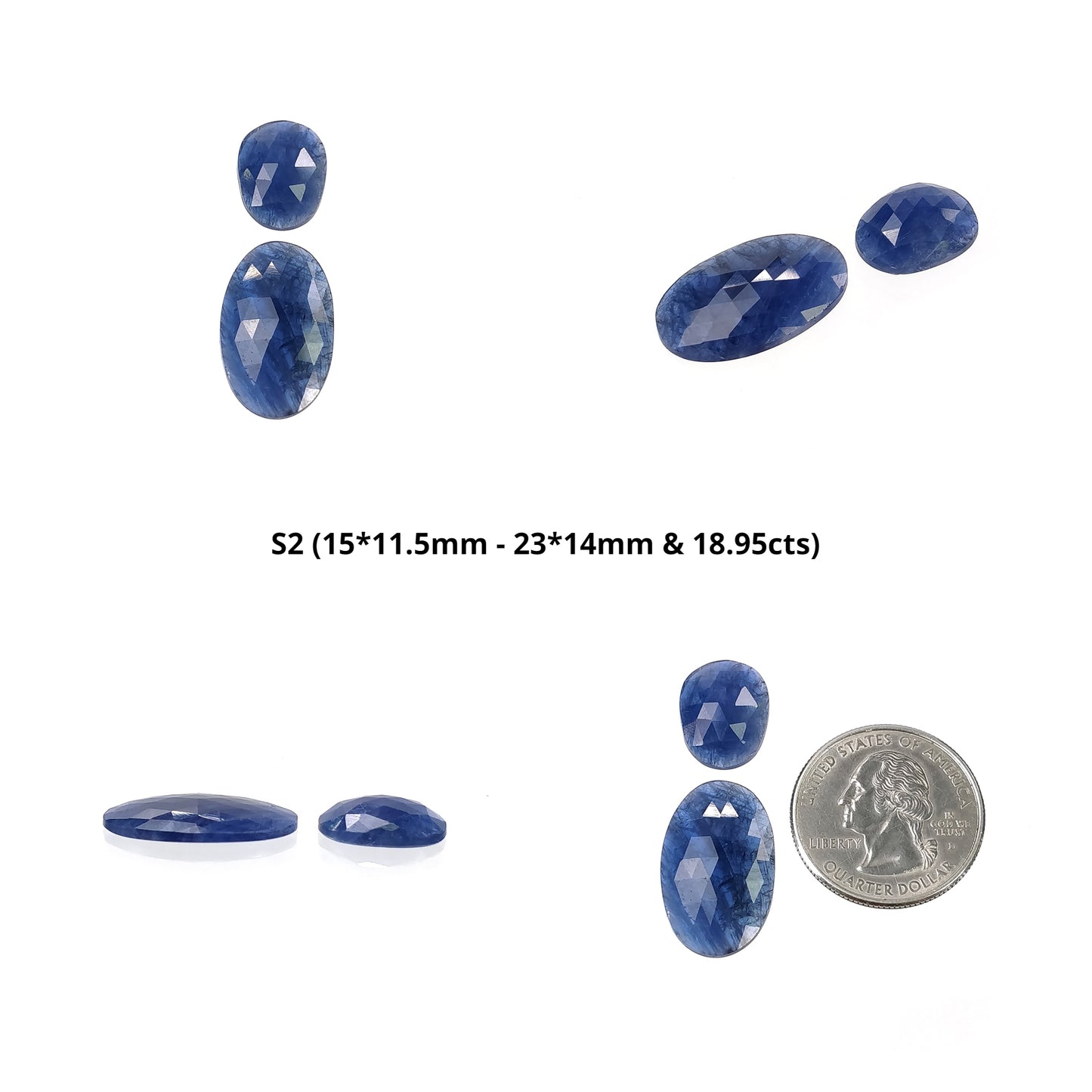 Rose Cut Sapphire
