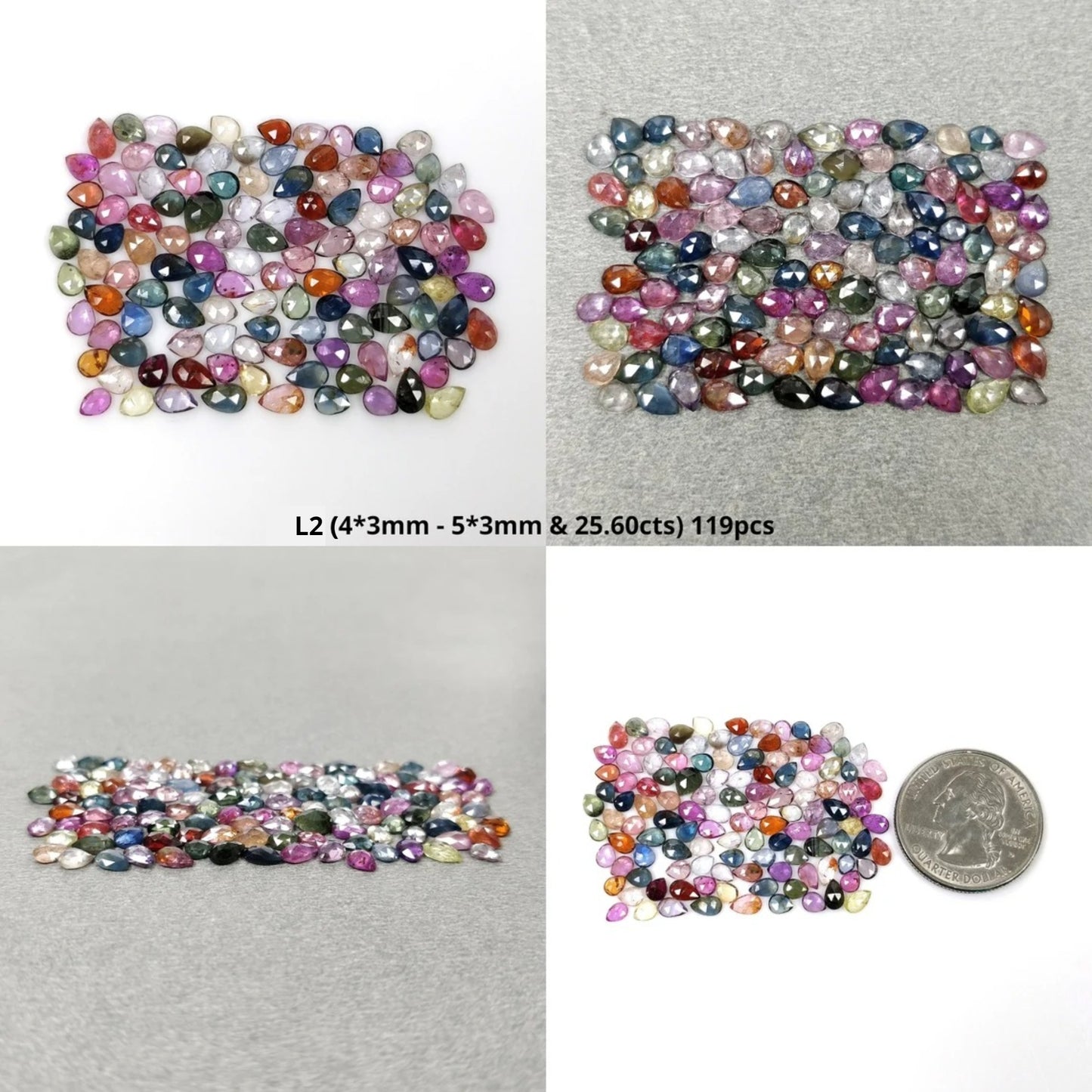 Rose Cut Sapphire
