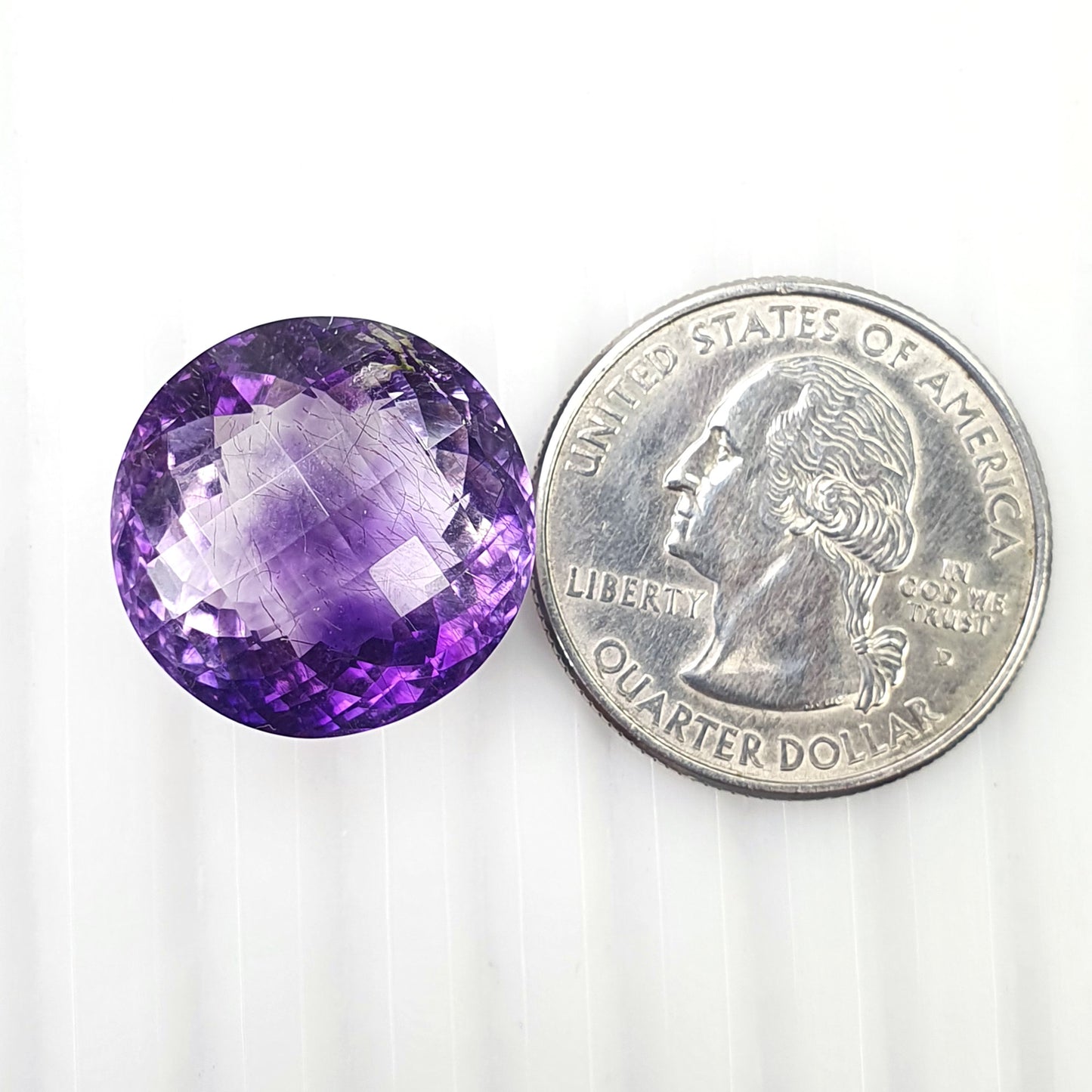 Checker Cut Amethyst