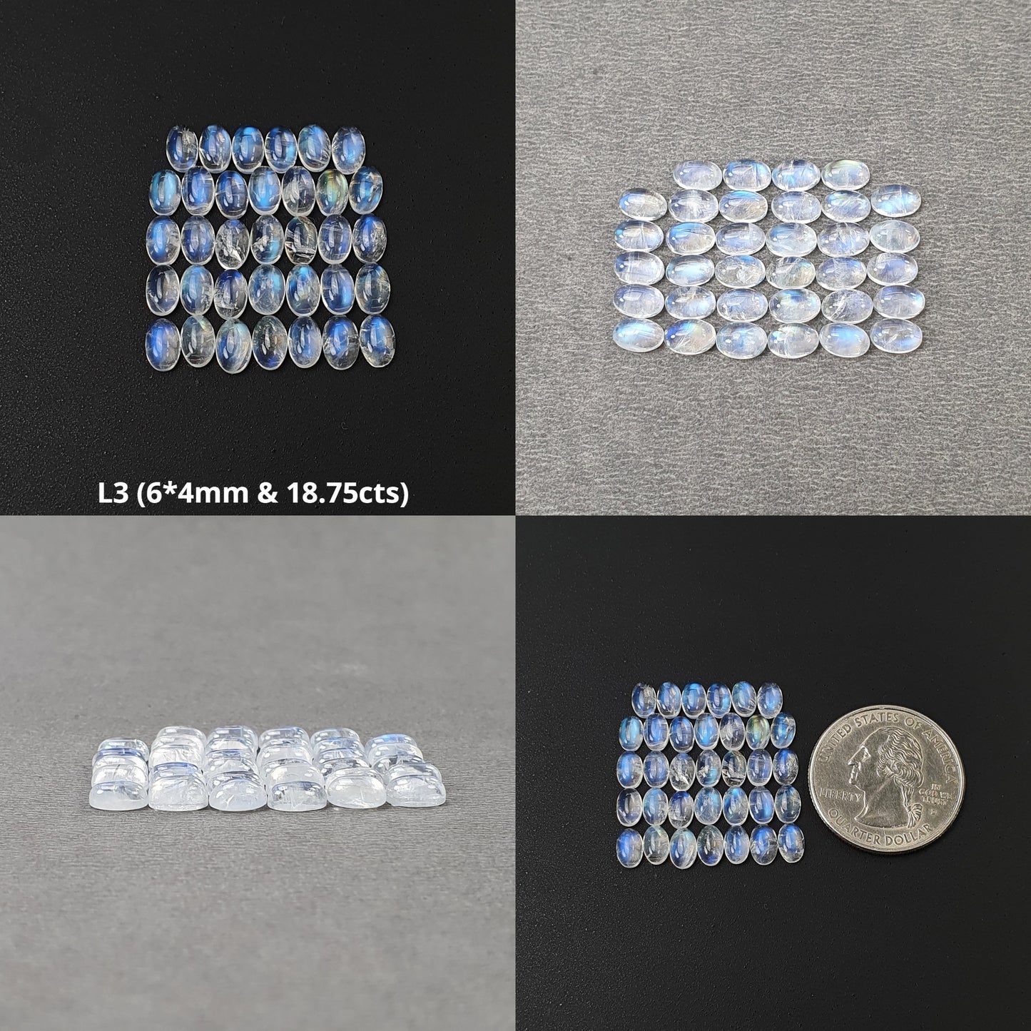 Oval Moonstone Gemstone