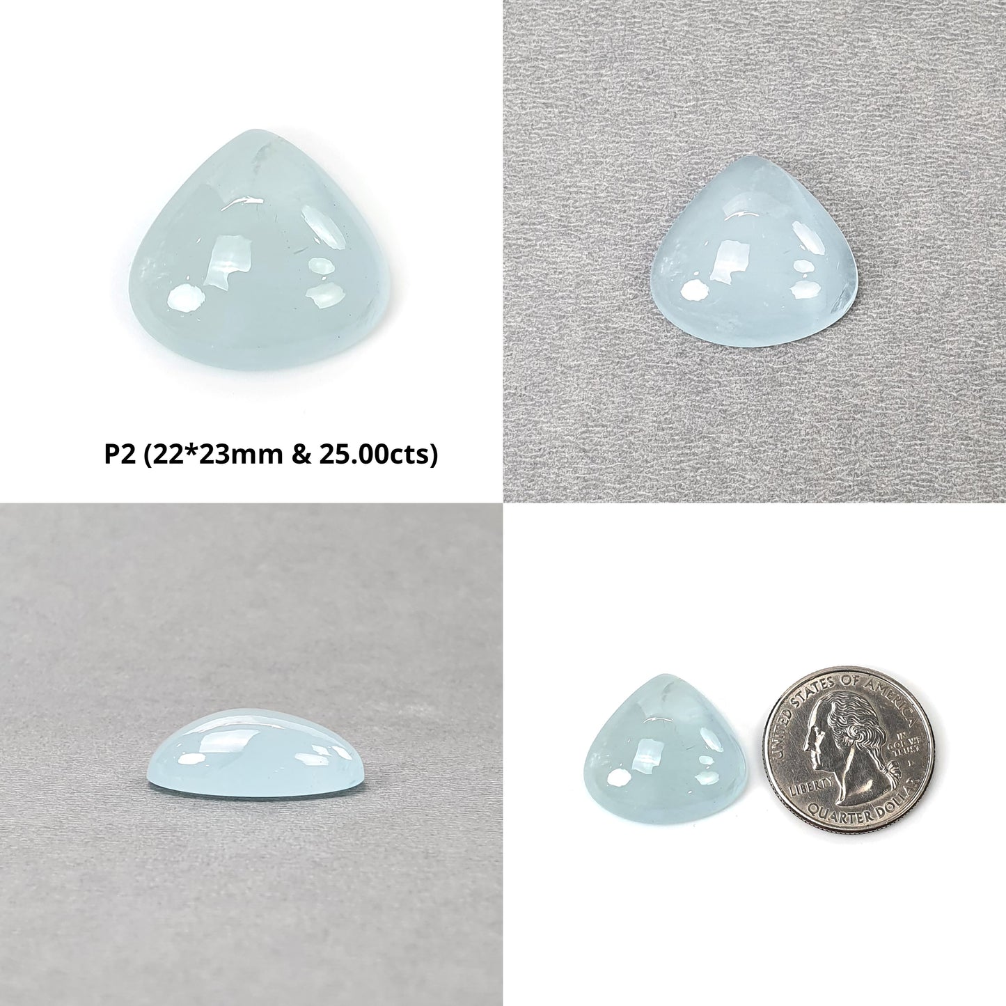 Aqua Cabochon