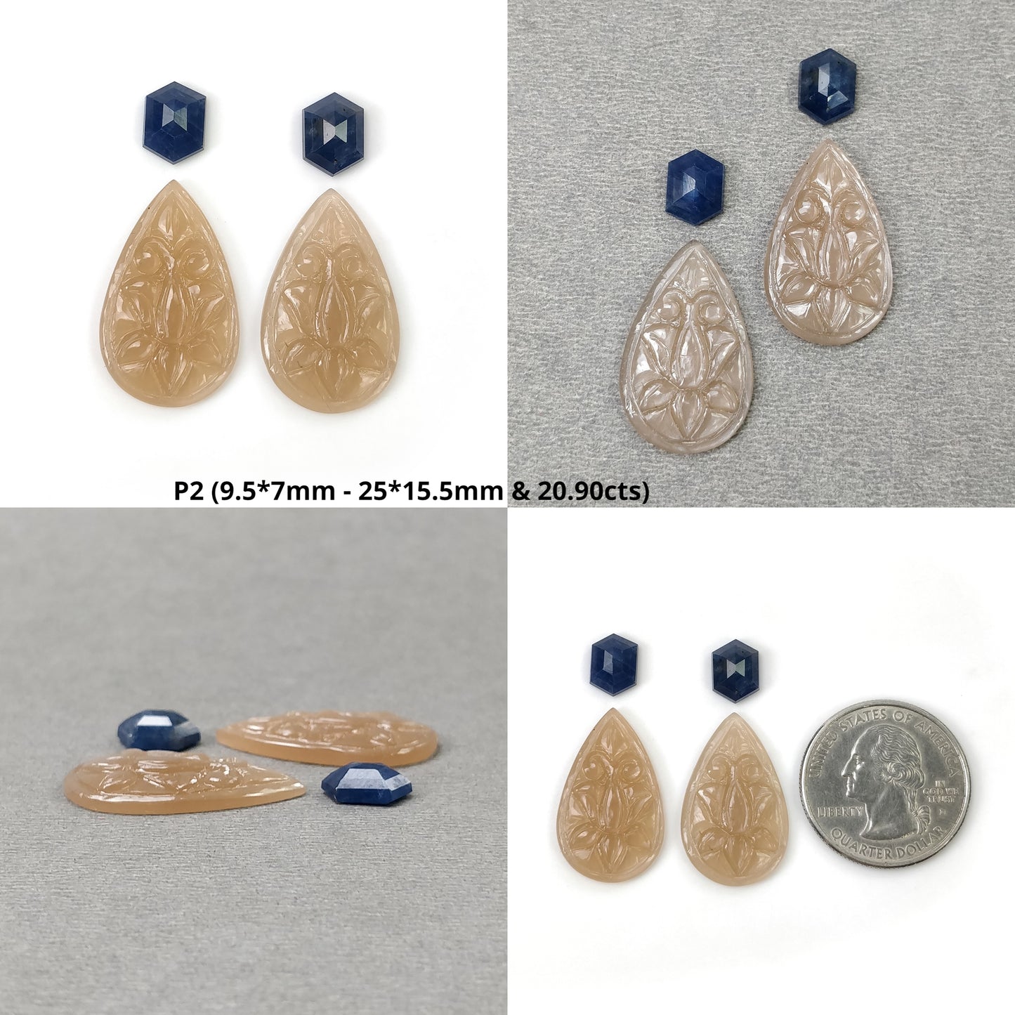 Hand Carved Moonstone