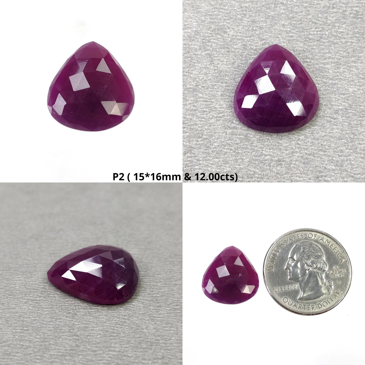 Rose Cut Ruby