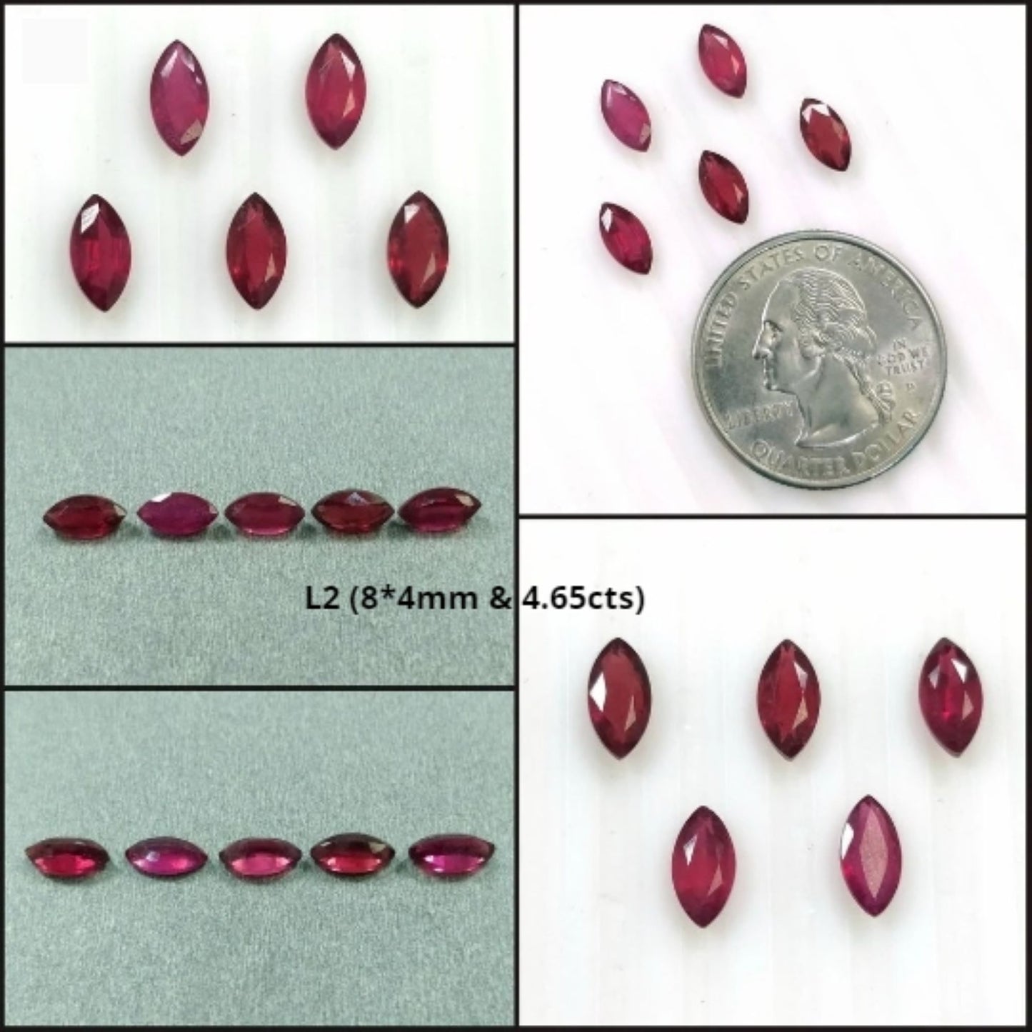 Marquise Shape Ruby