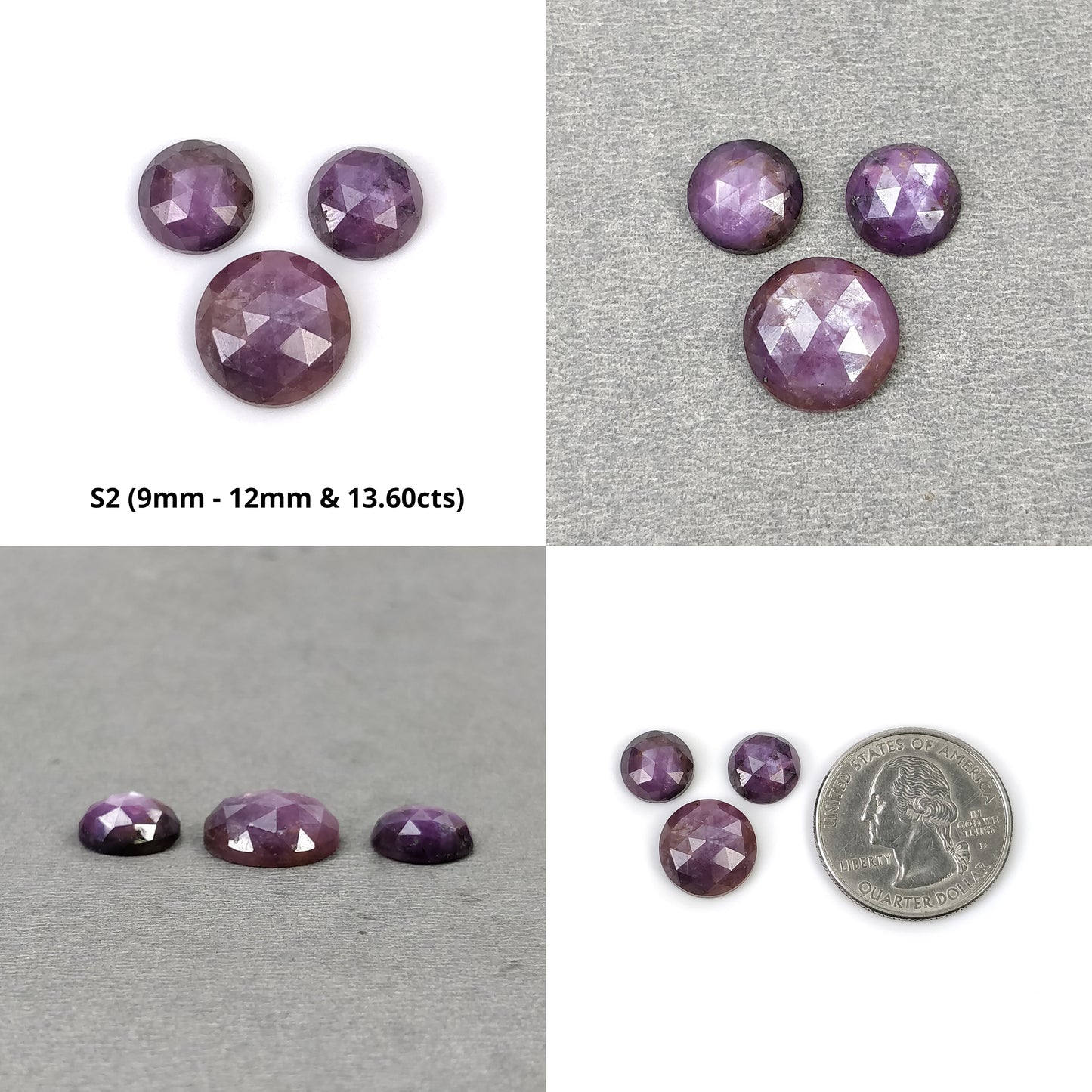 Rose Cut Sapphire