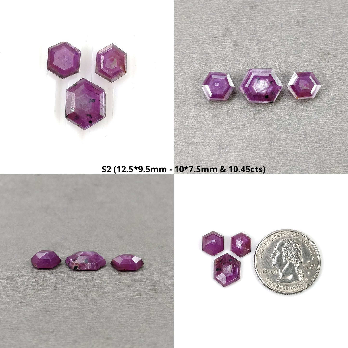 Hexagon Shape Sapphire