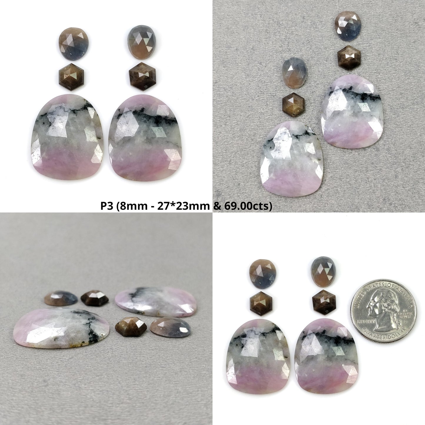 Rose Cut Sapphire