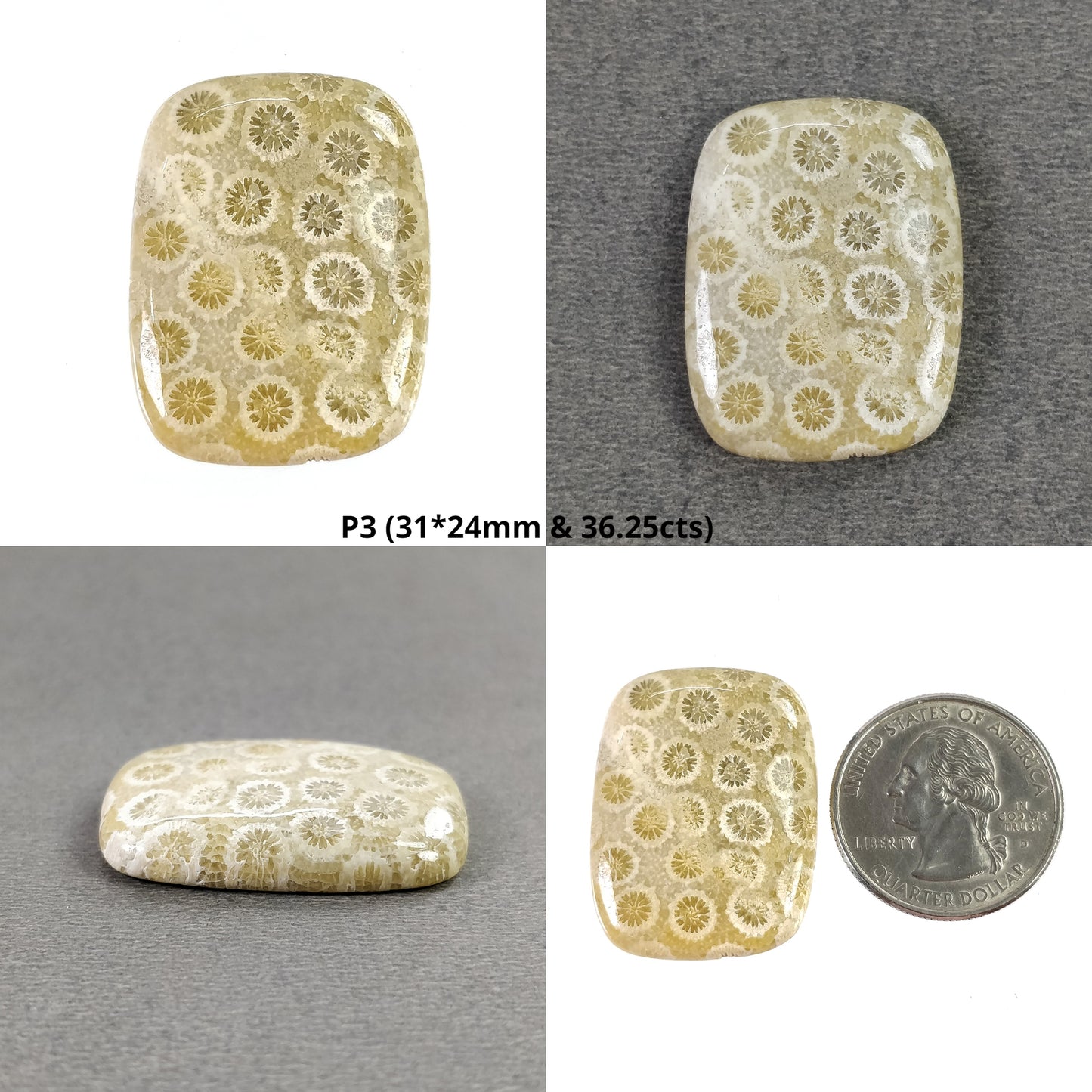 Cushion Shape Coral