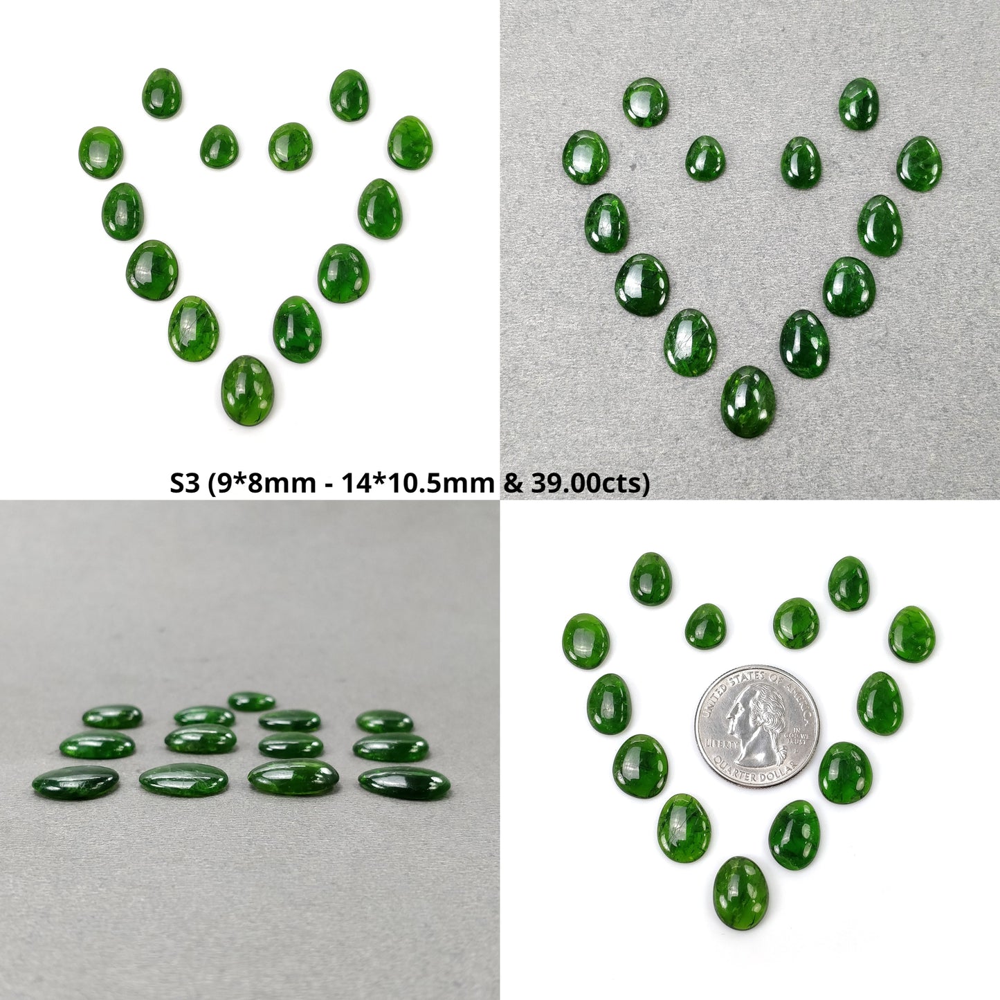 Uneven Chrome diopside