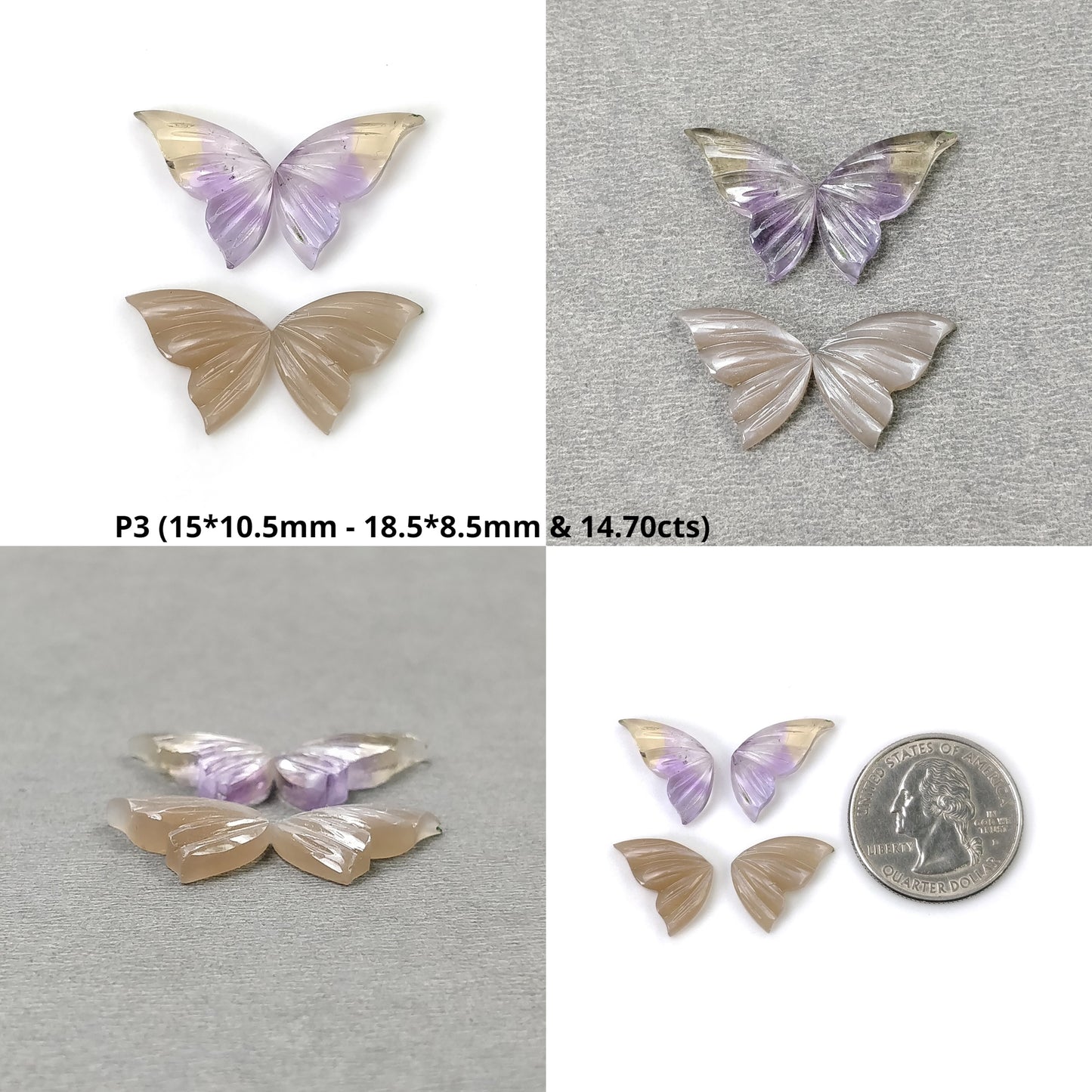 Ametrine Butterfly