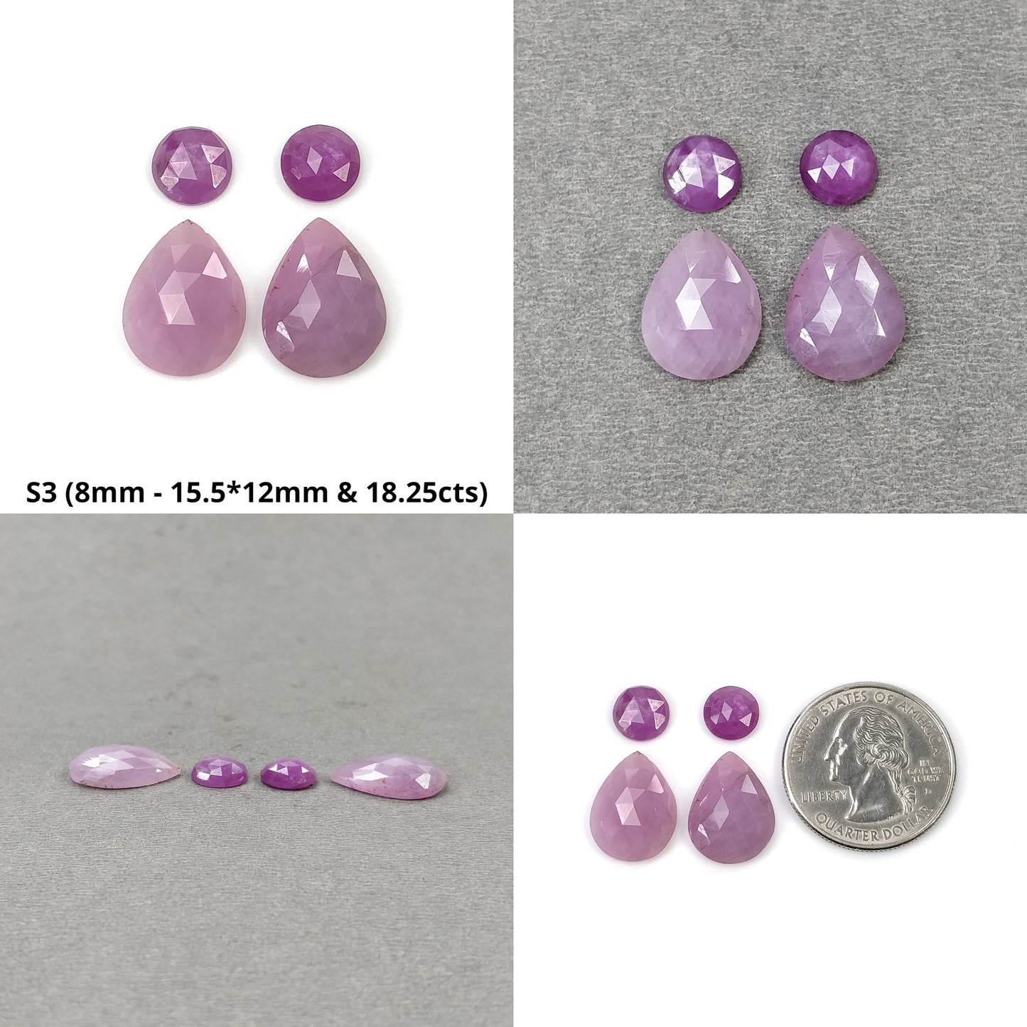 Rose Cut Sapphire