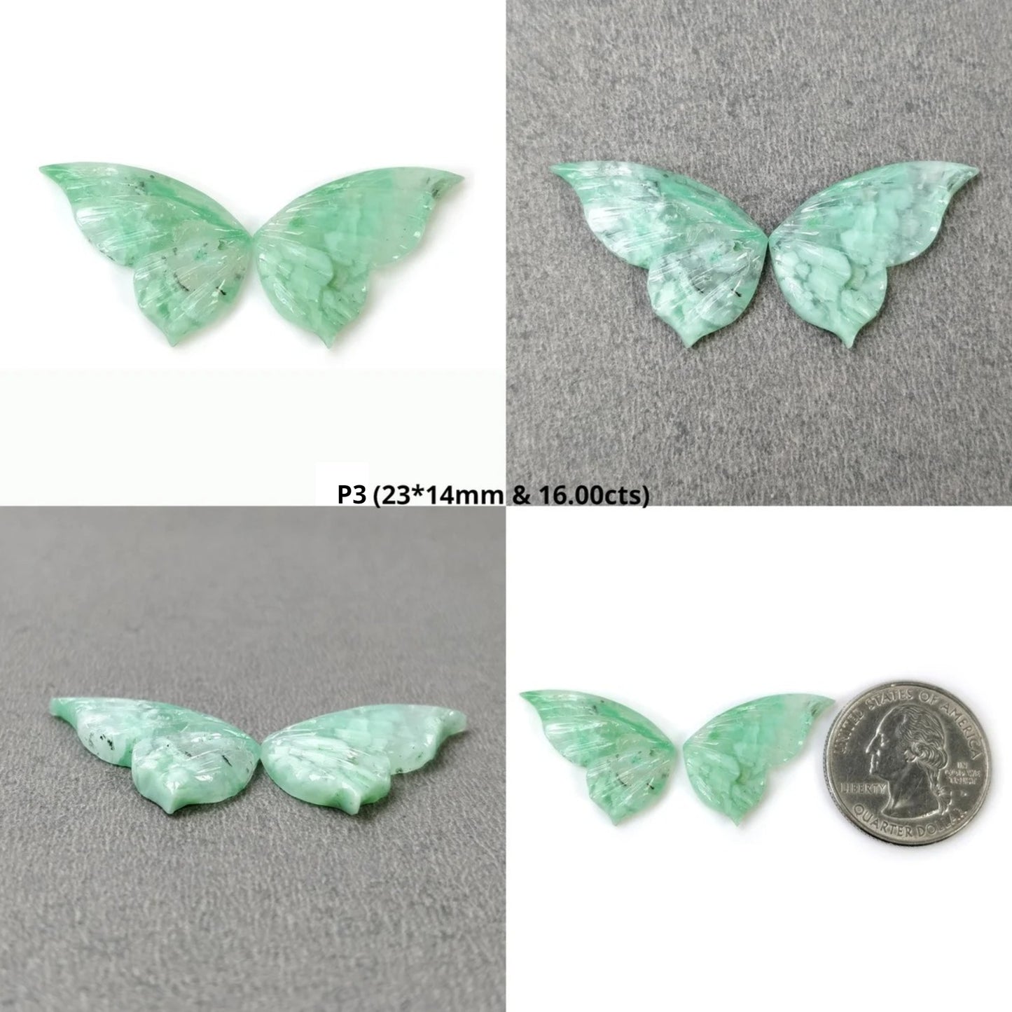 Chrysoprase Butterfly