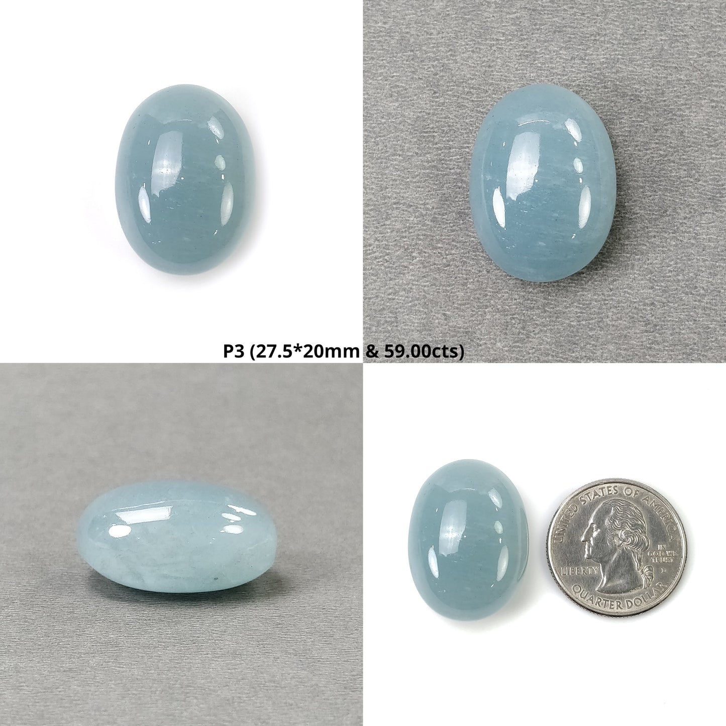 Oval Aqua