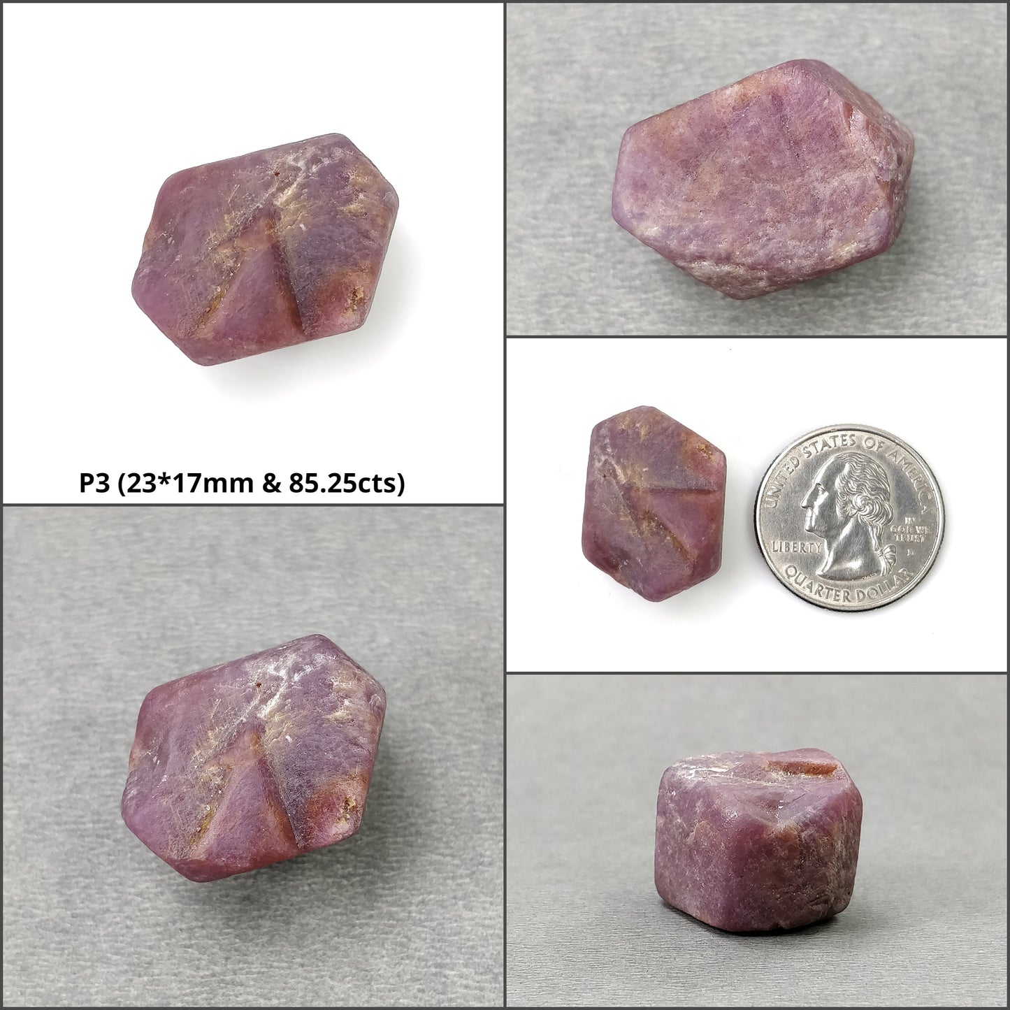 RECORD KEEPER RUBY Gemstone Crystal : Natural Untreated Unheated Red Ruby Triangle Formative Specimen