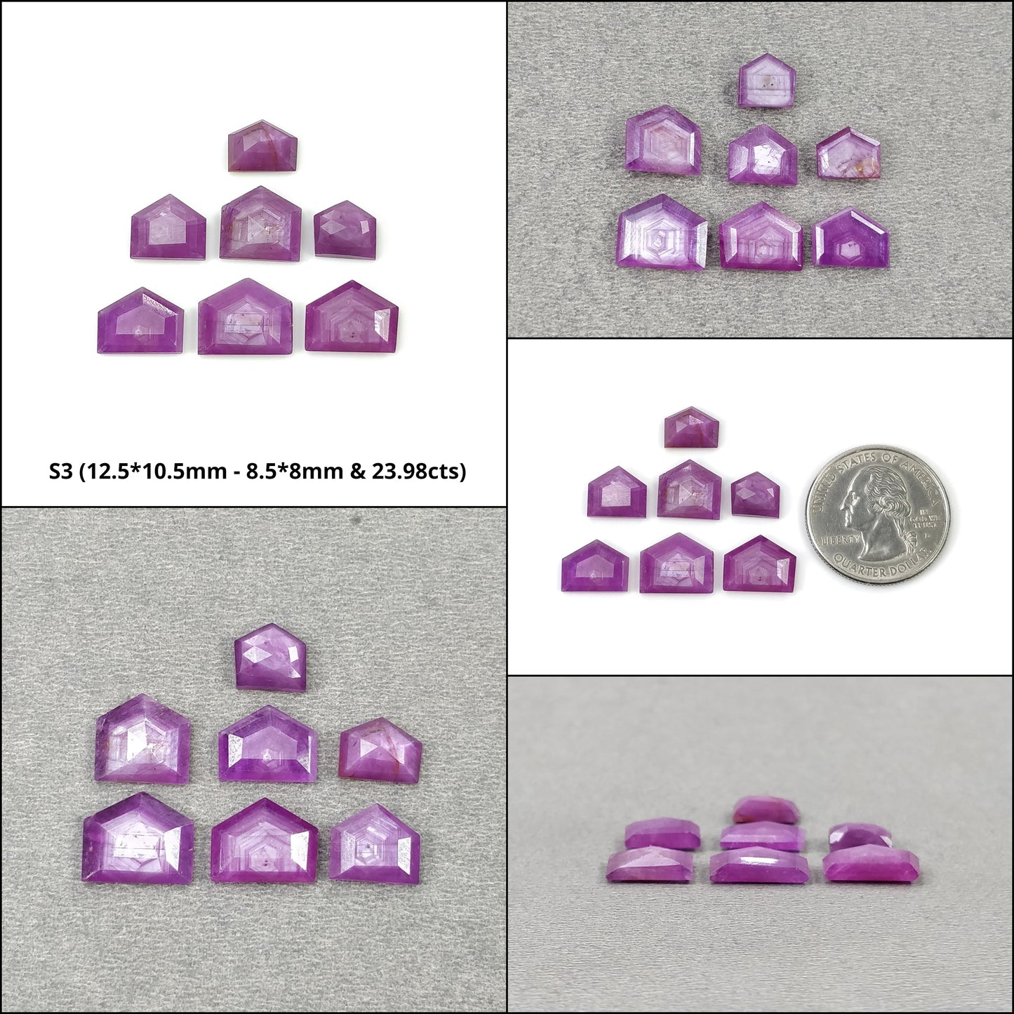 Uneven Shape Sapphire