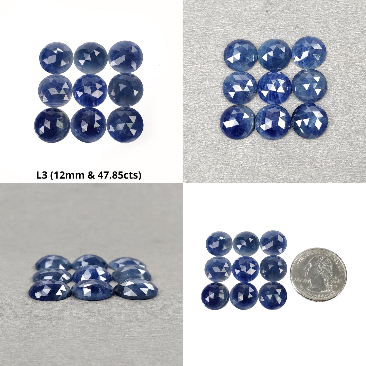 Rose Cut Sapphire