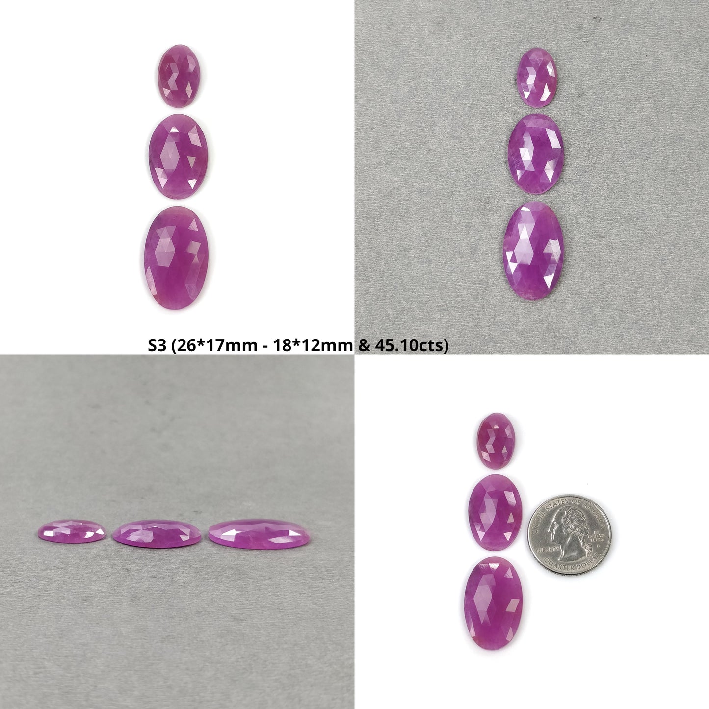 Rose Cut Sapphire
