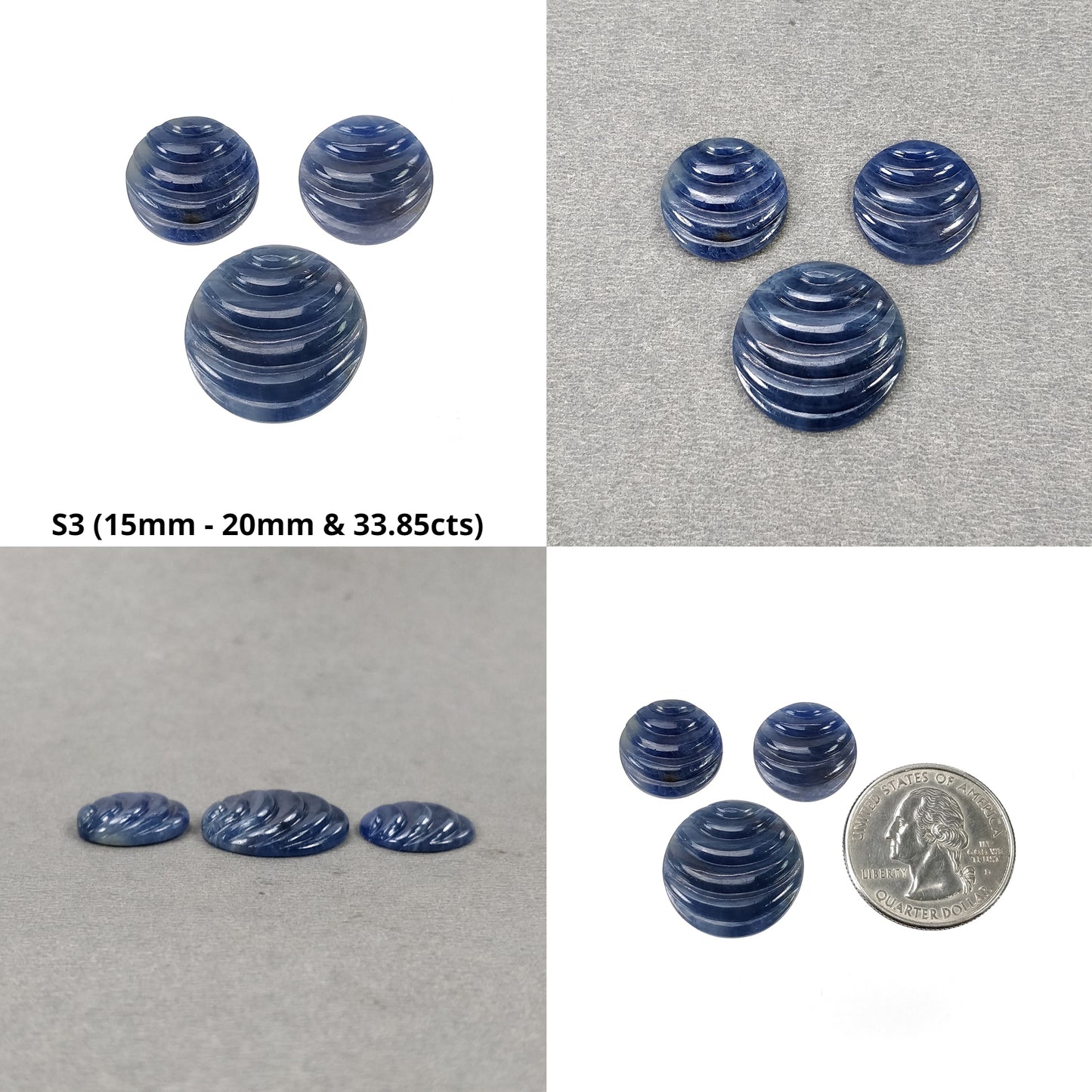 Blue Sapphire Carving