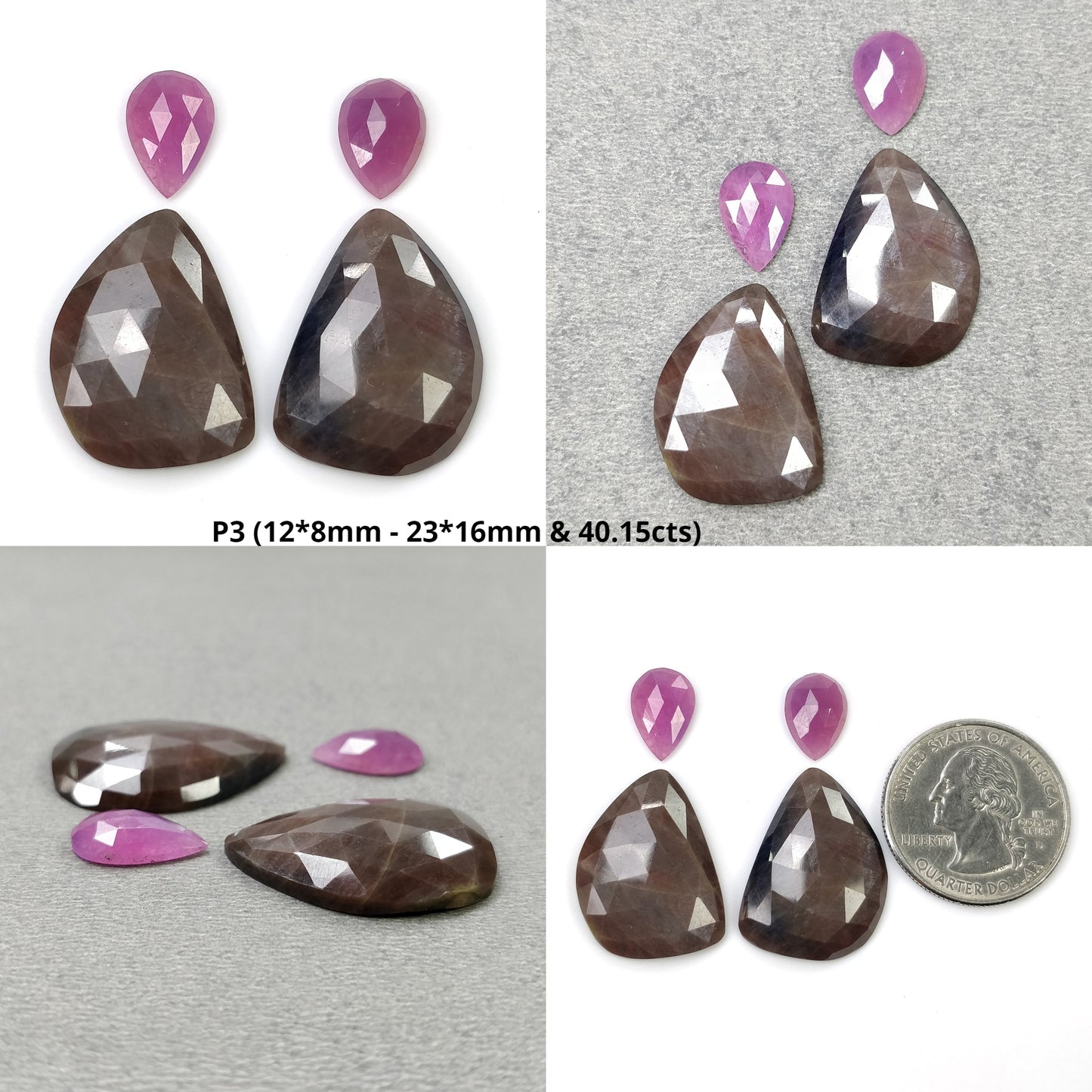 Rose Cut Sapphire