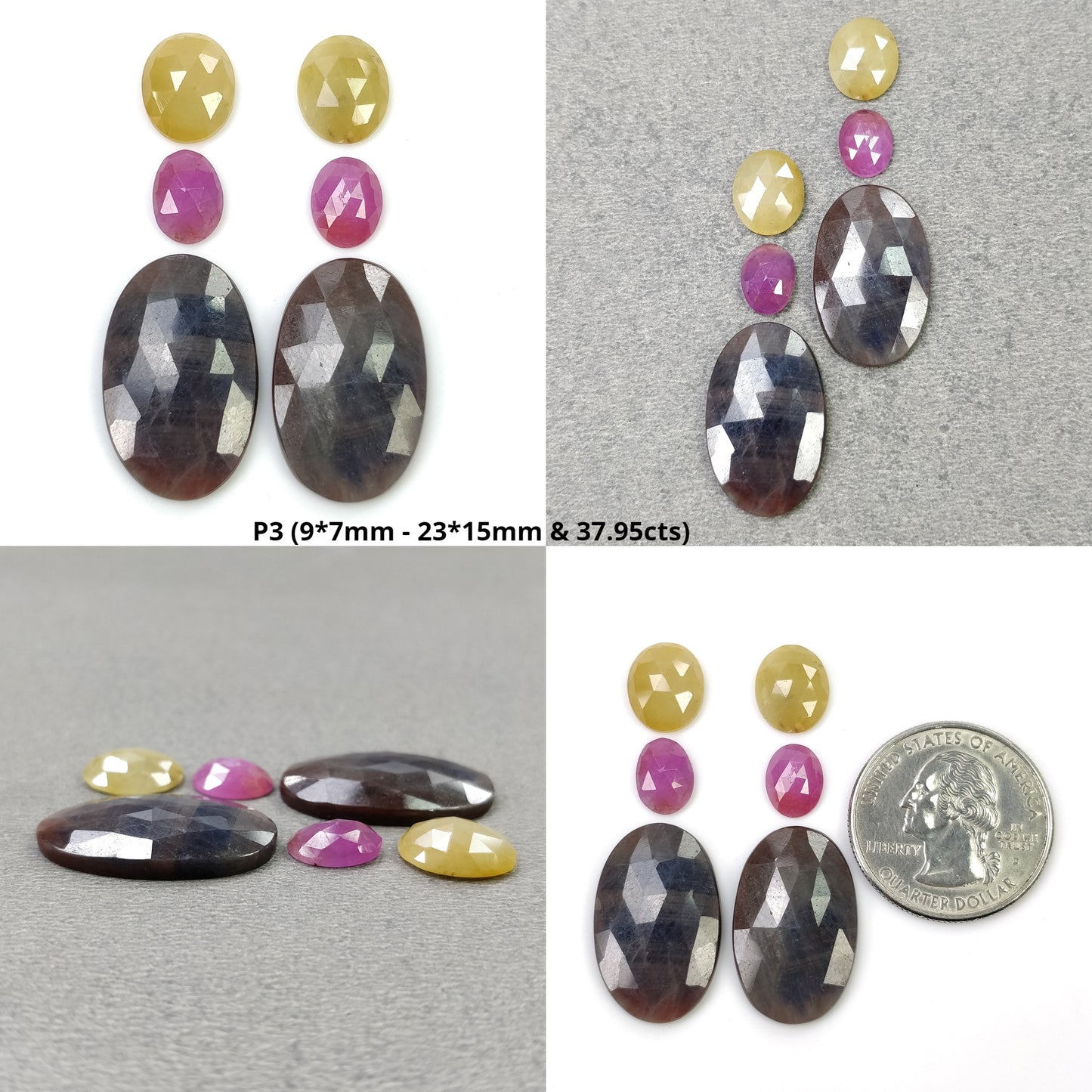 Rose Cut Sapphire