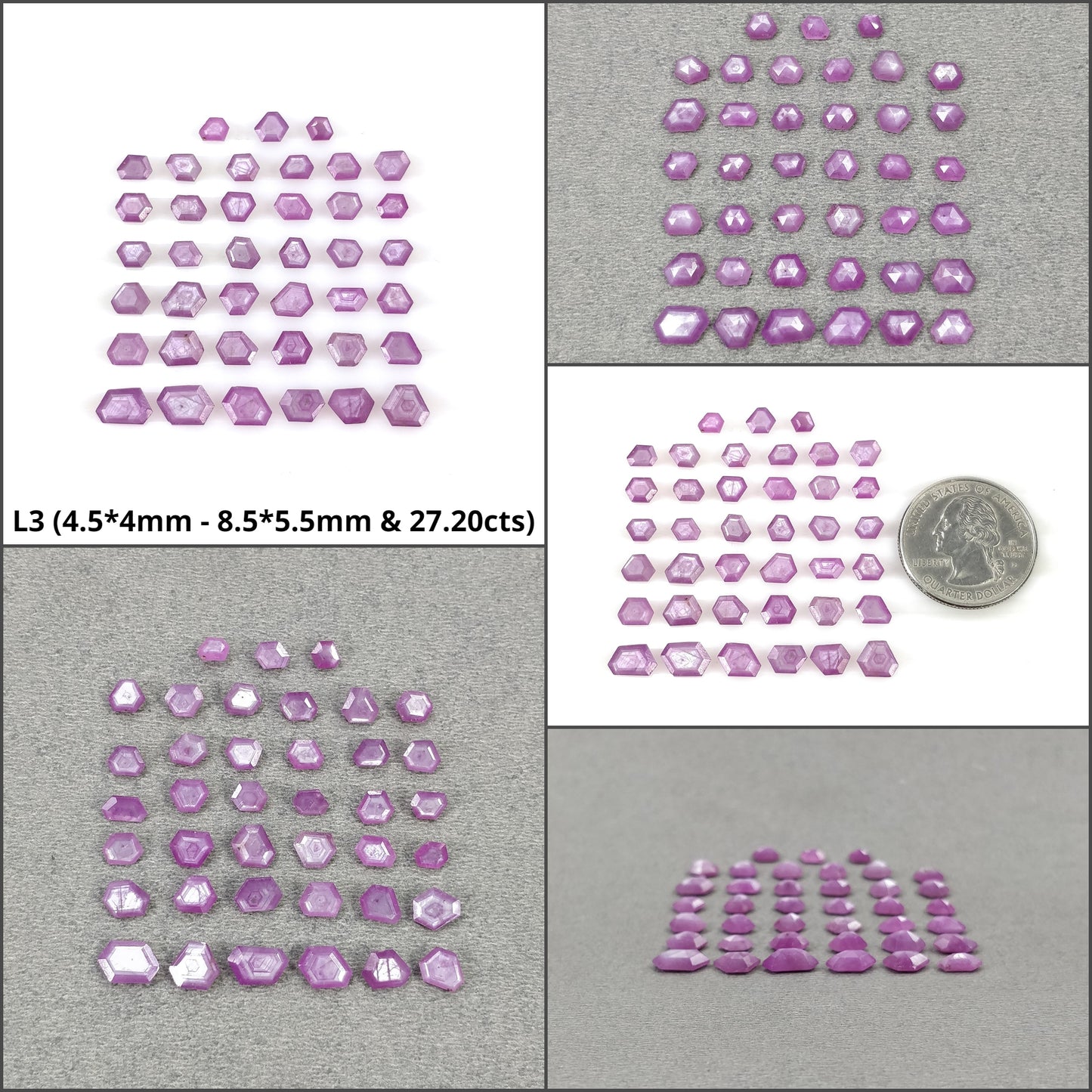 Hexagon Shape Sapphire