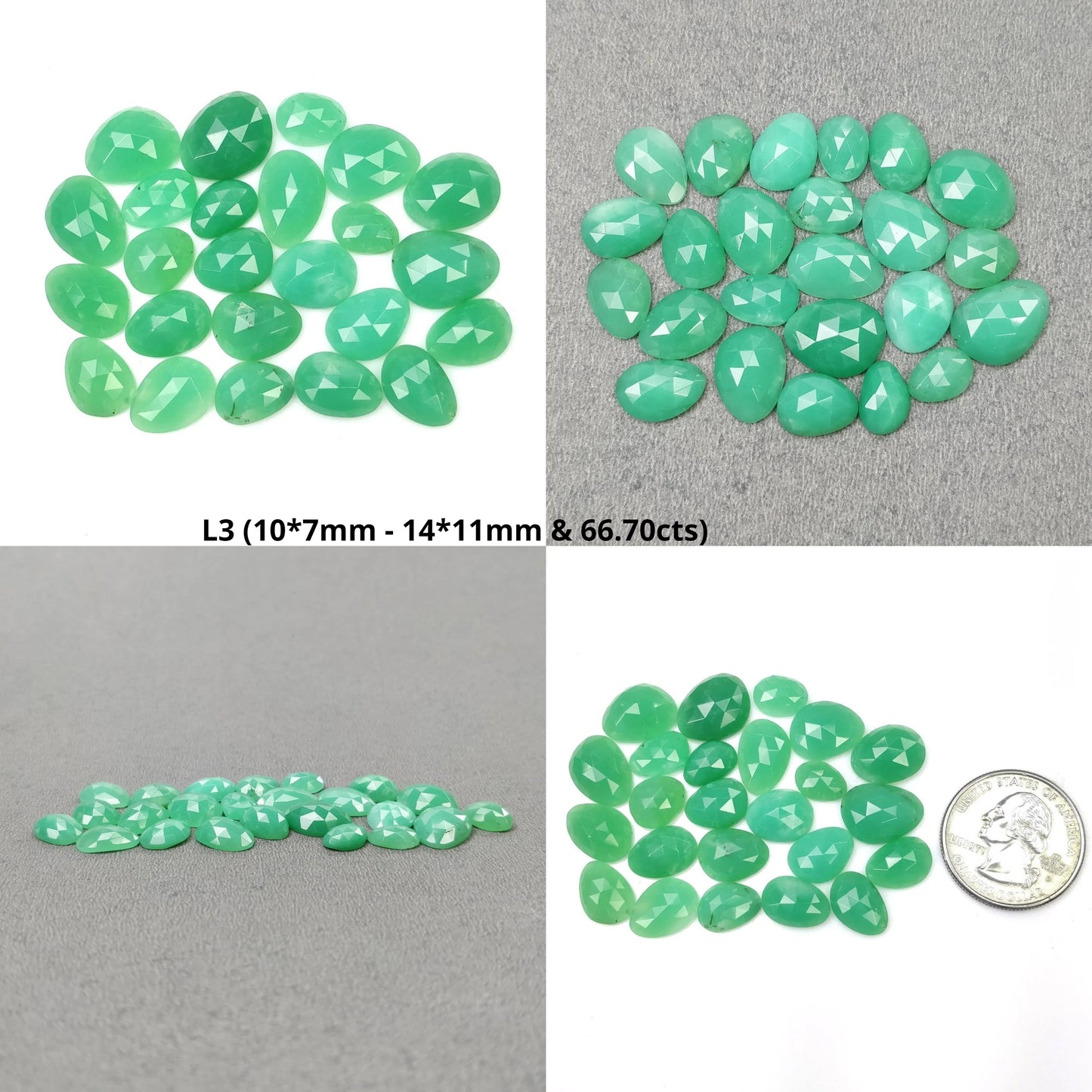 Uneven Shape Chrysoprase