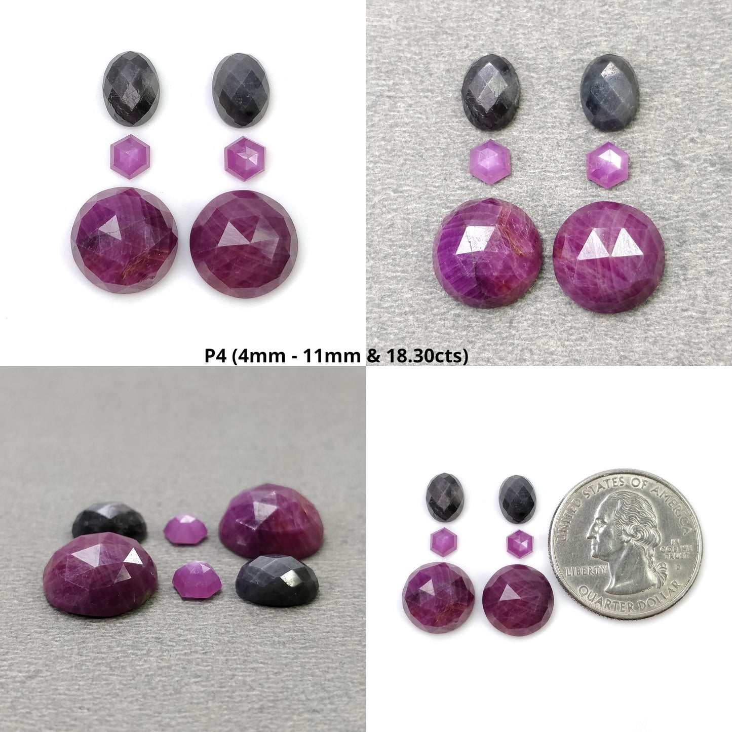 Checker Cut Sapphire