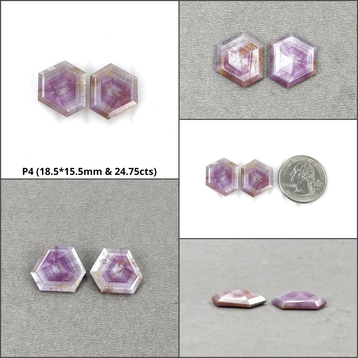 Hexagon Shape Trapiche