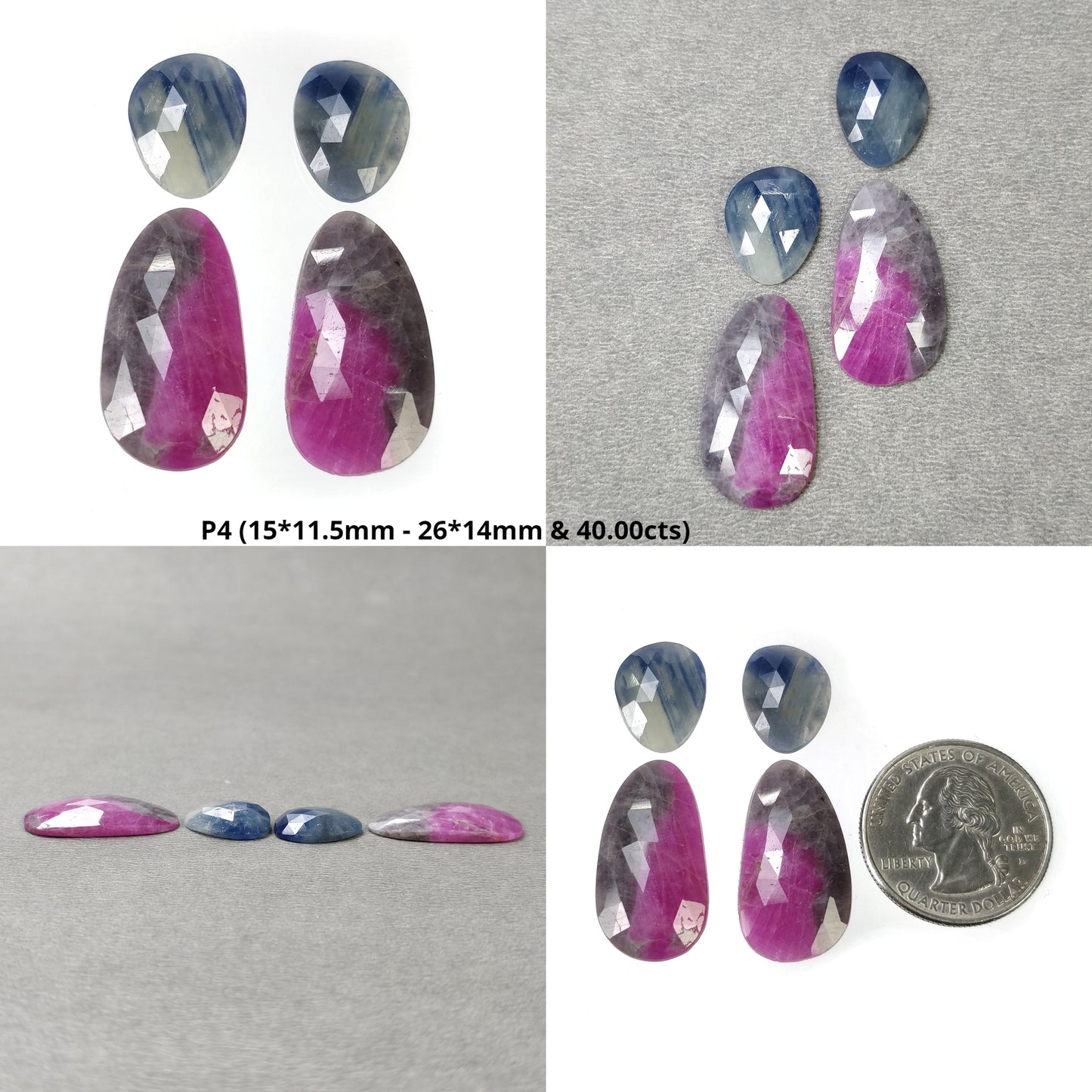 Multi Sapphire Gemstone