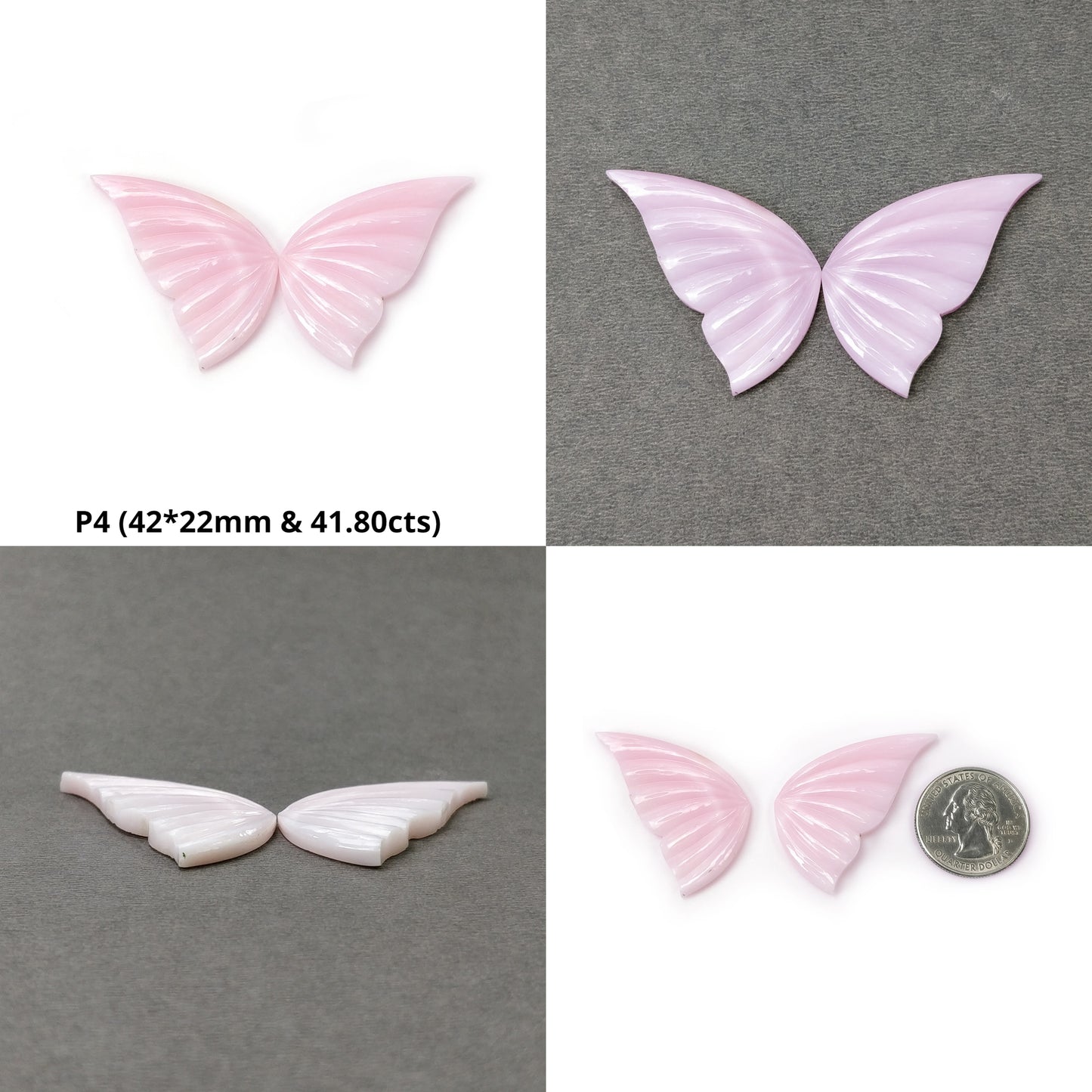 Pink Opal Butterfly