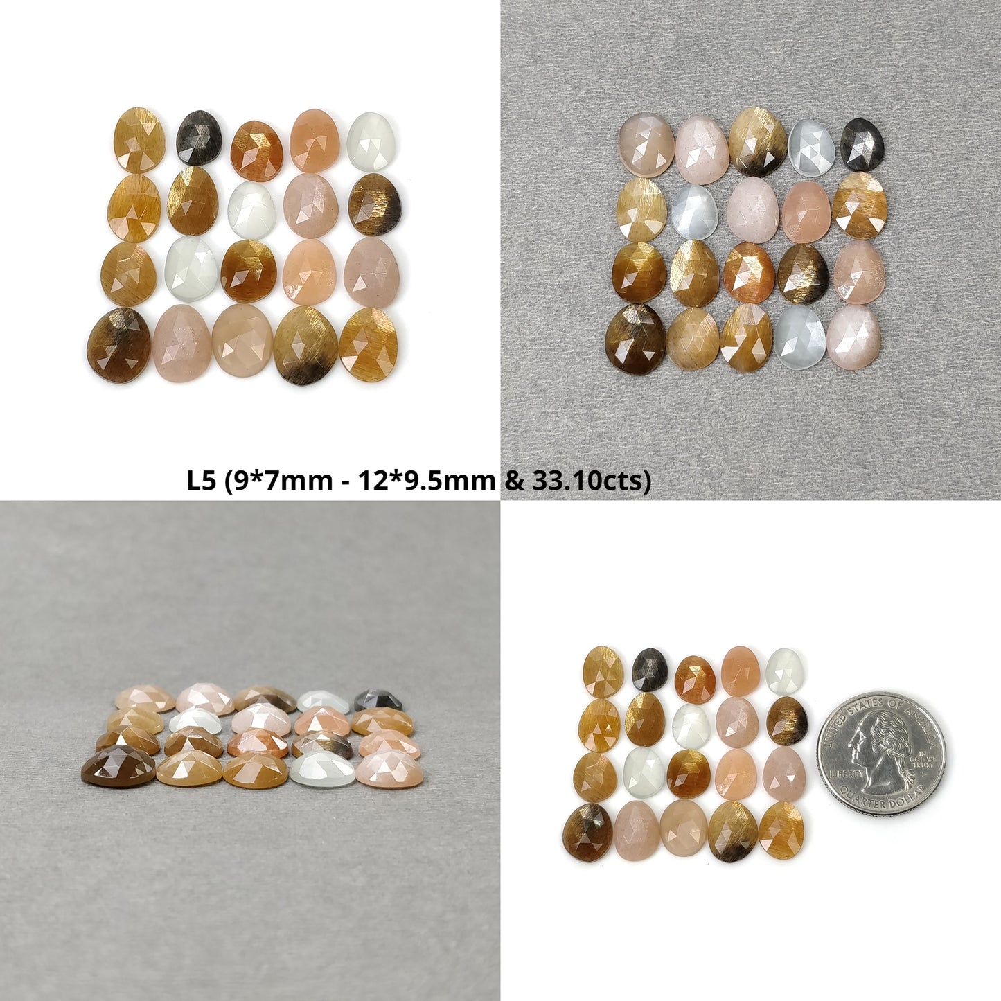 Multi Color Moonstone
