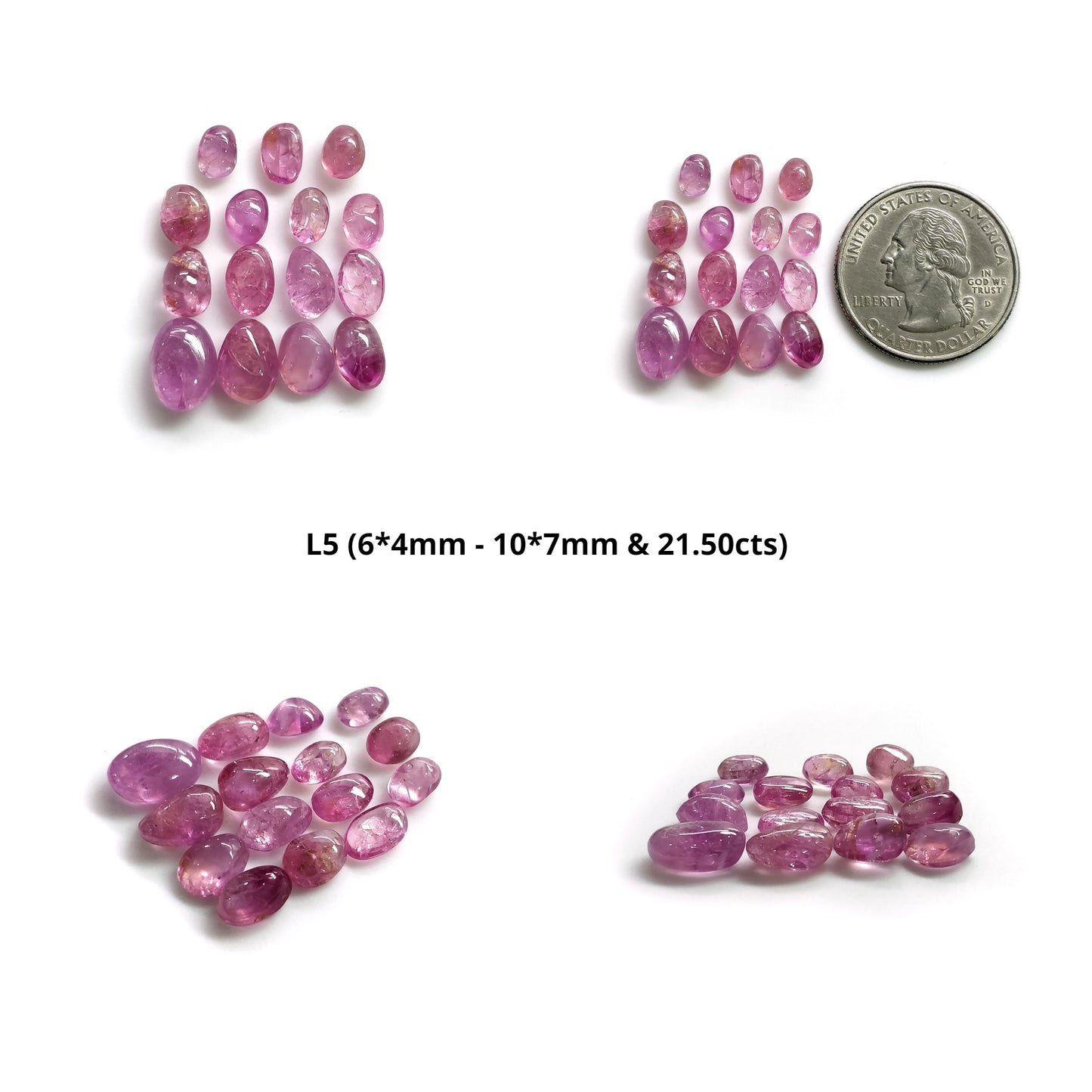 Burmese Ruby Gemstone Cabochon : Natural Untreated Unheated Ruby Uneven Shape Tumble Lots