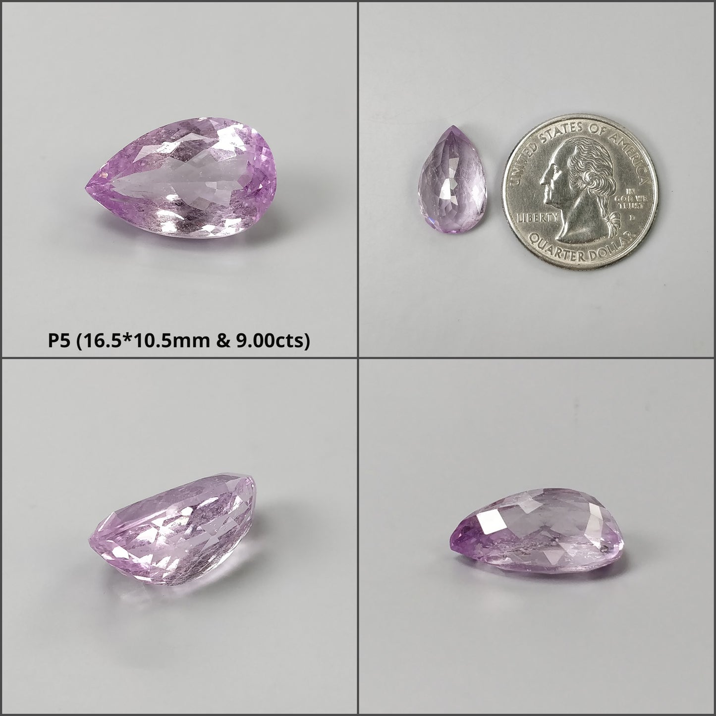 Pear Shape Kunzite