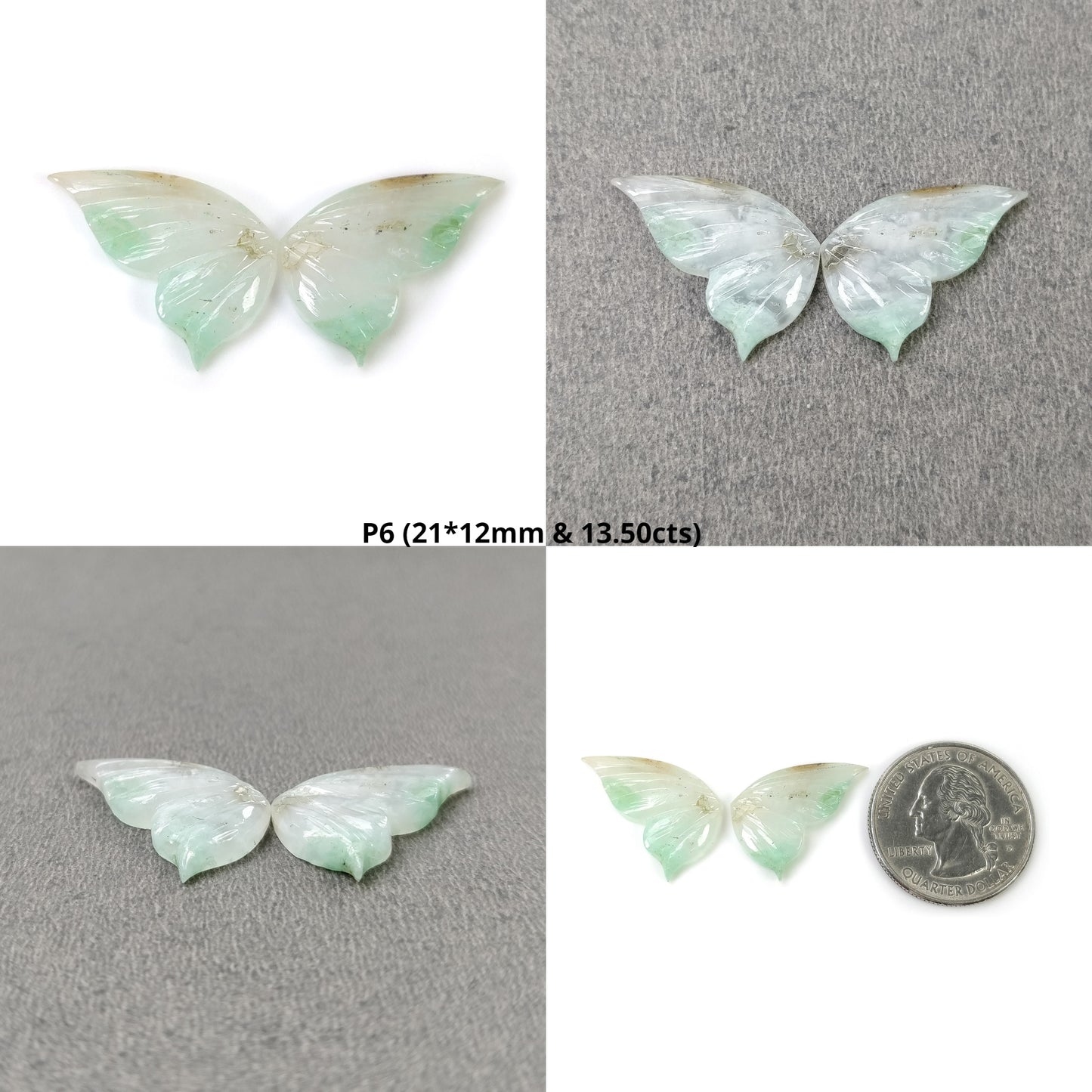 Chrysoprase Butterfly